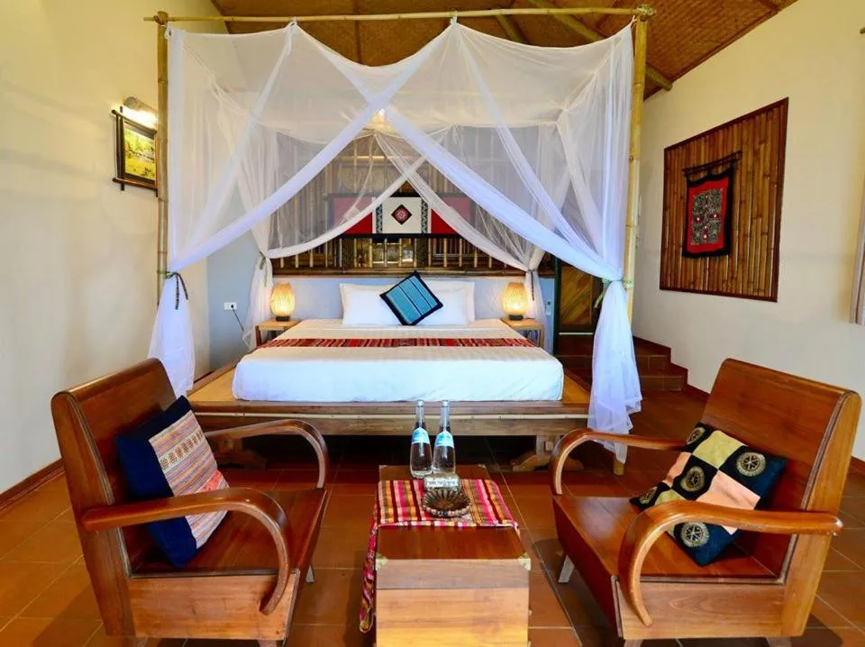 Bed in Puluong Retreat