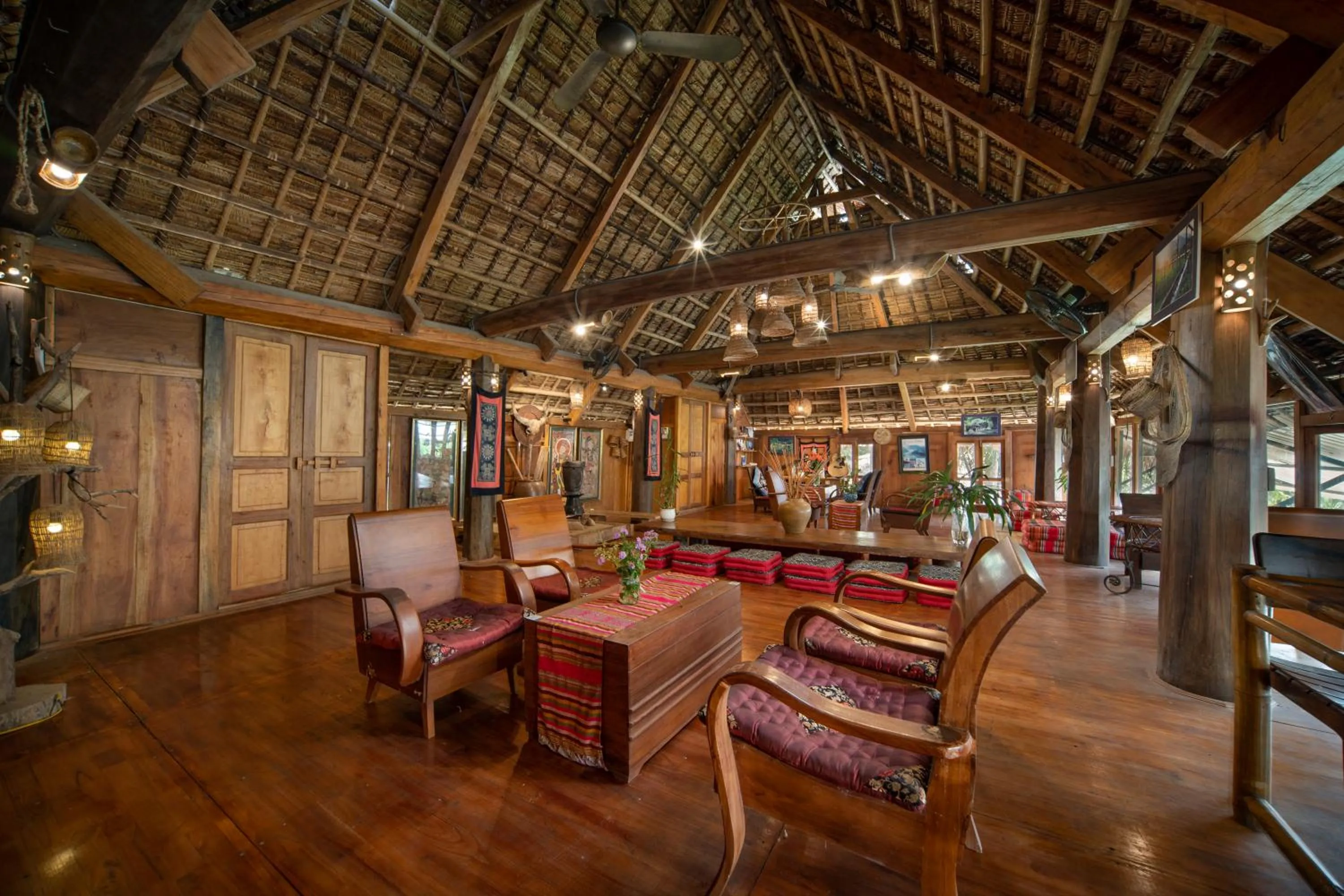 Lounge or bar in Puluong Retreat