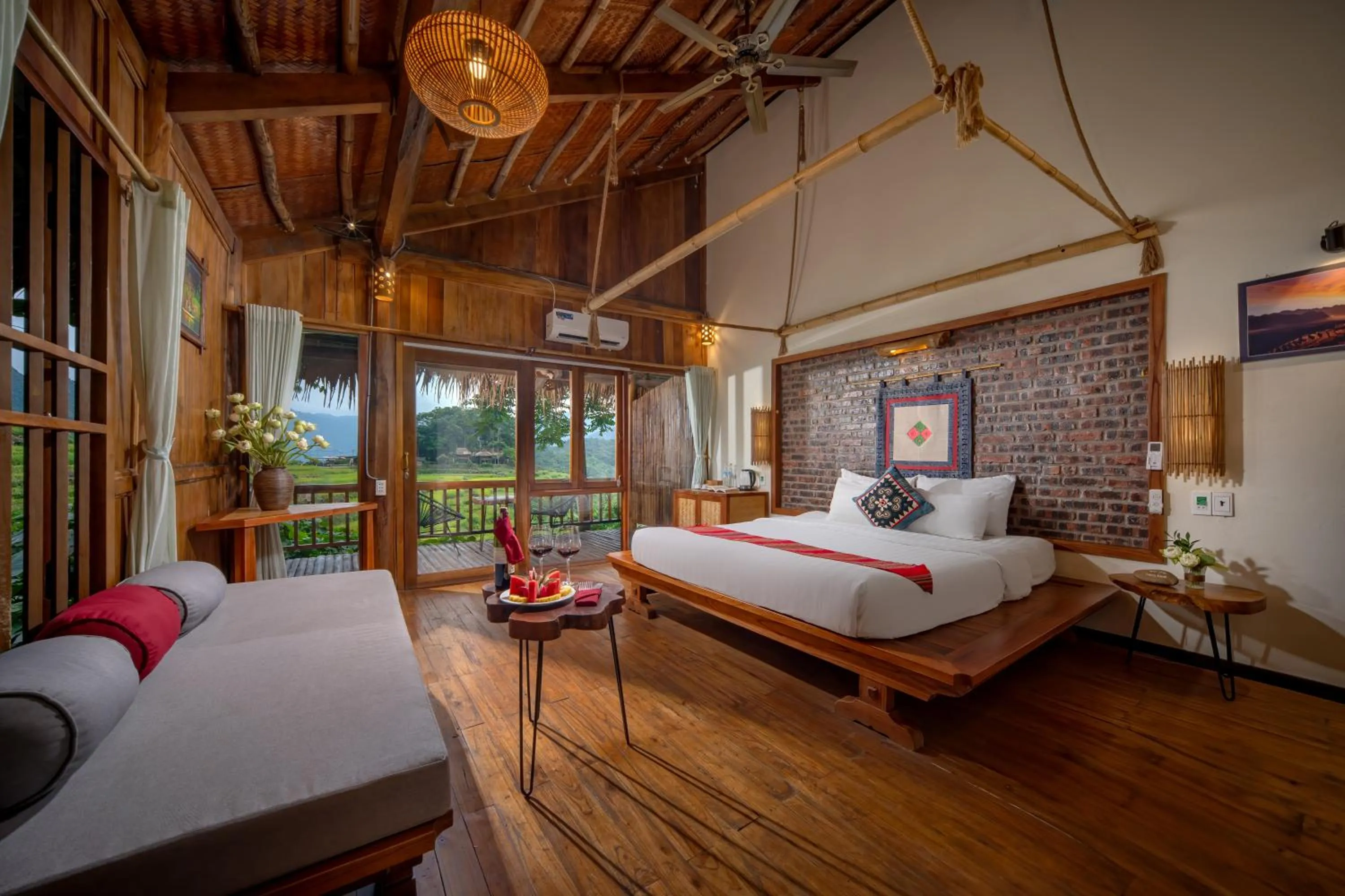 Bed in Puluong Retreat