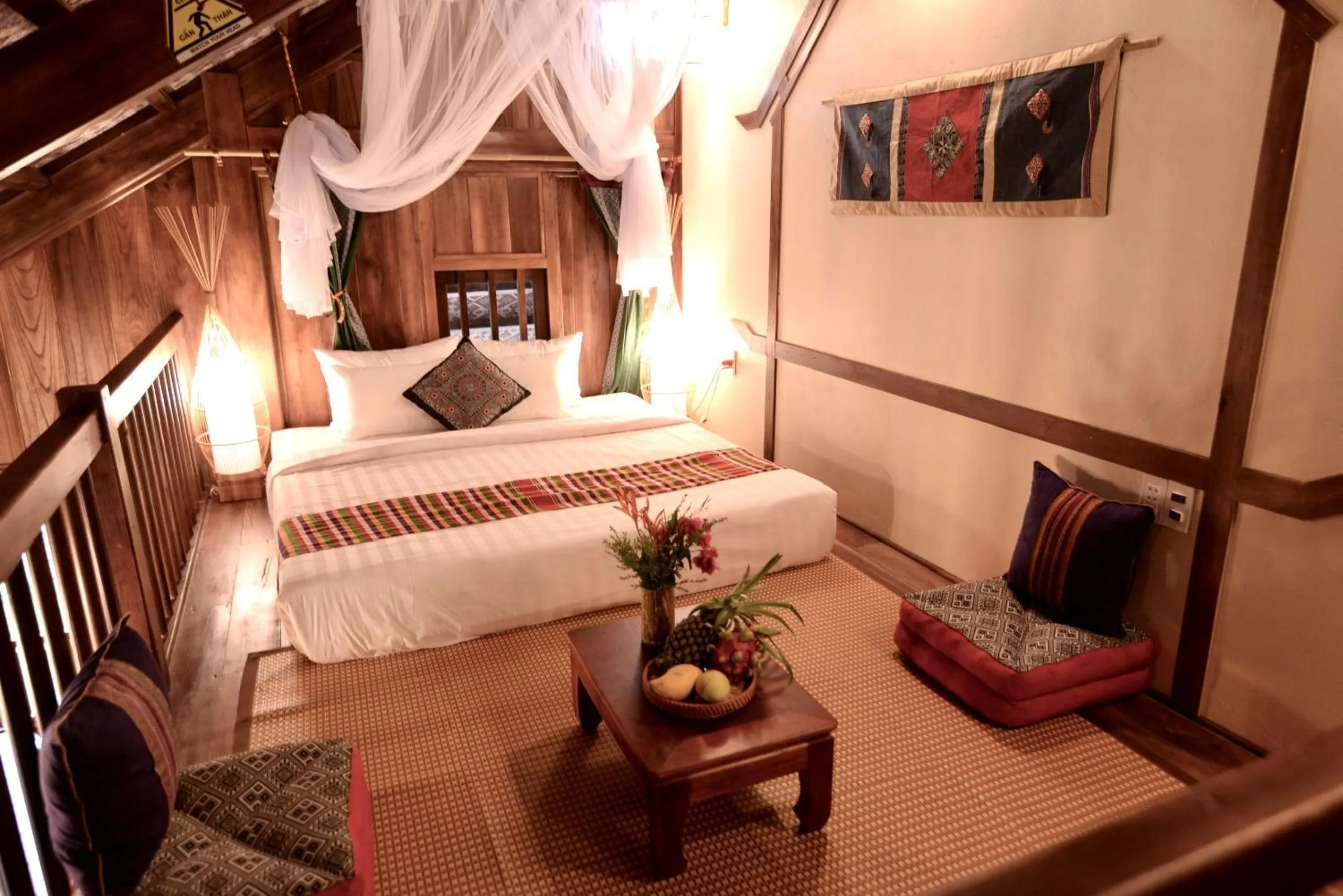 Bed in Puluong Retreat