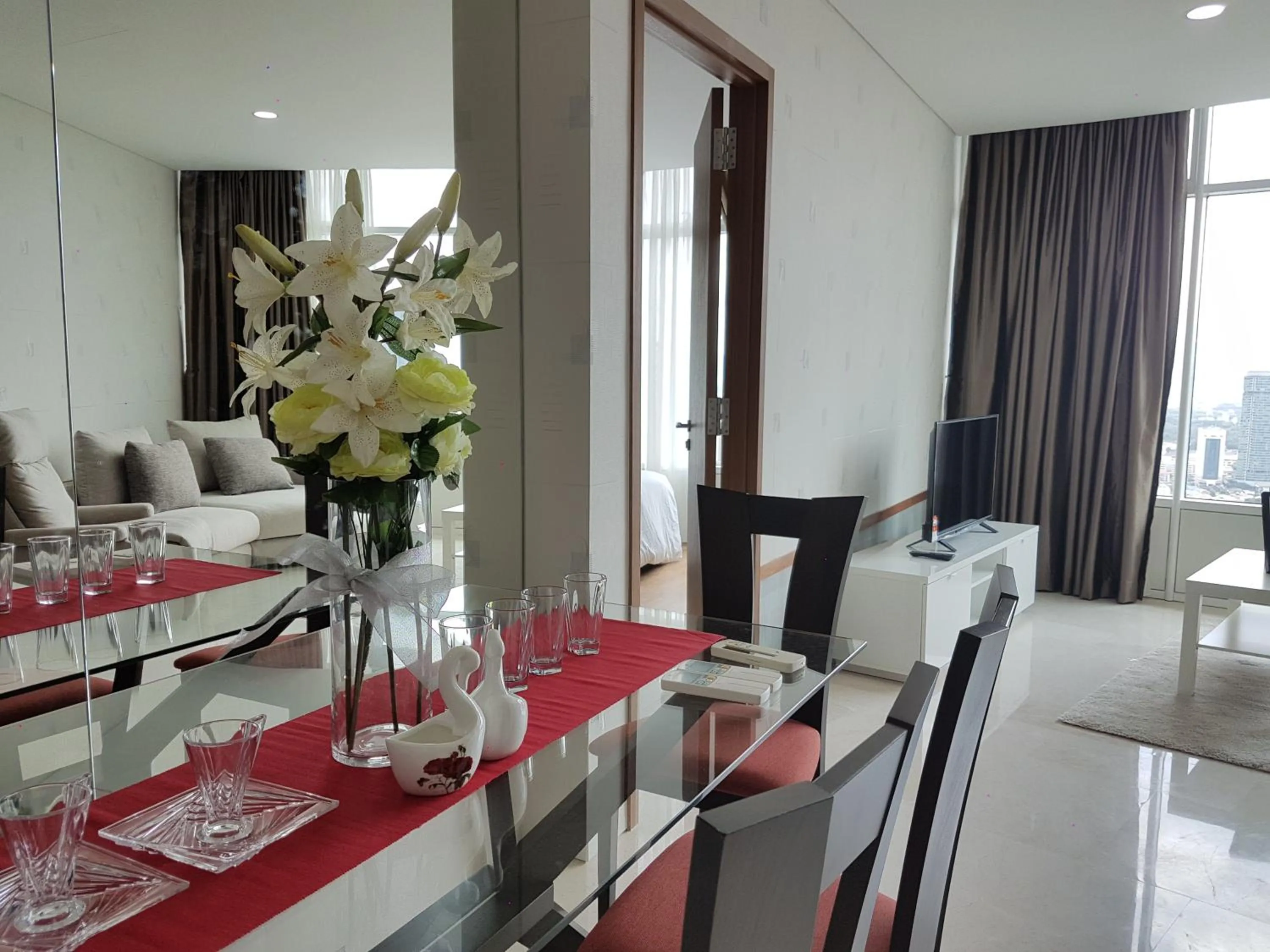 Living room in Vortex KLCC by Luxury Suites Asia