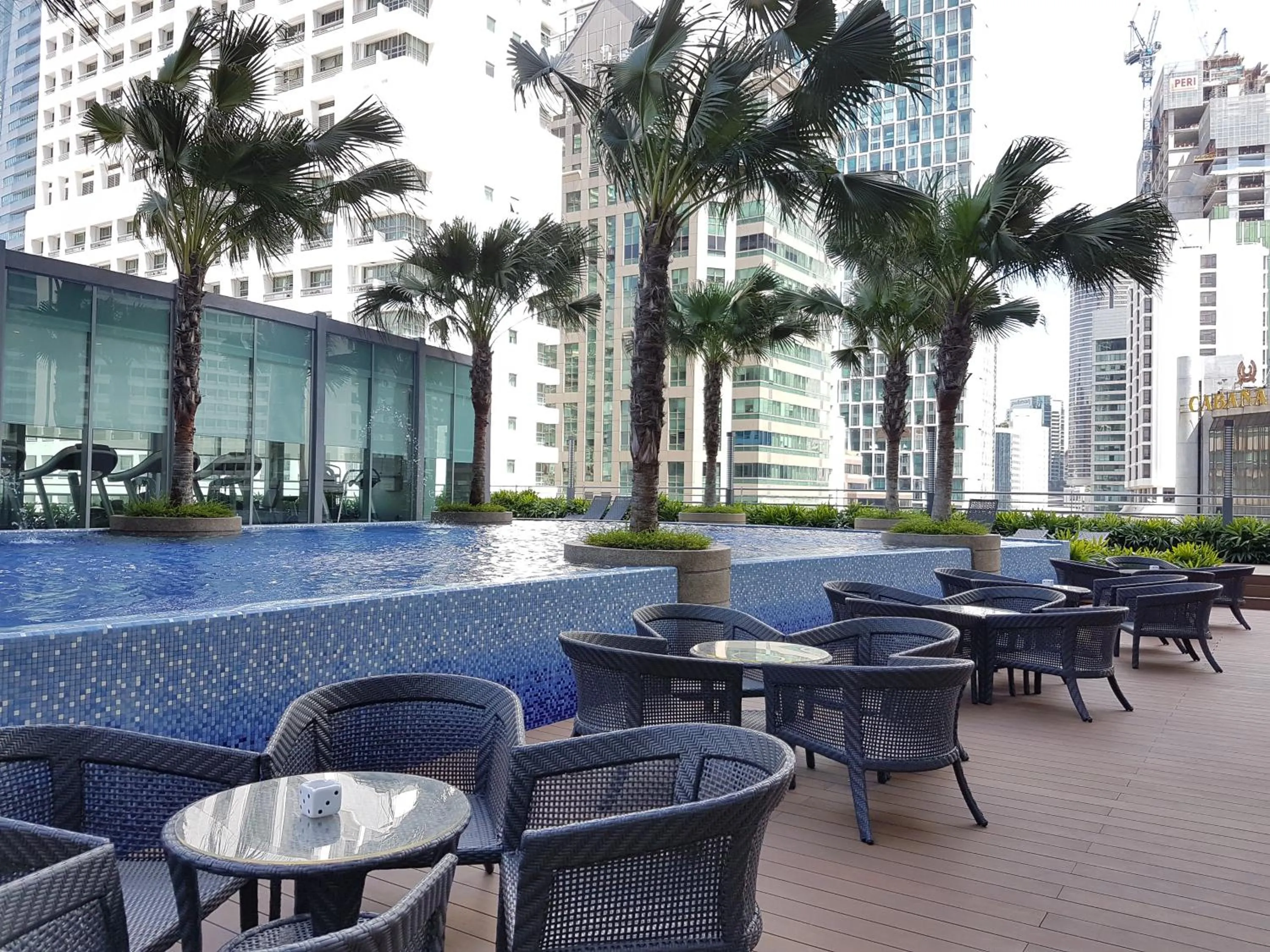 Swimming pool in Vortex KLCC by Luxury Suites Asia