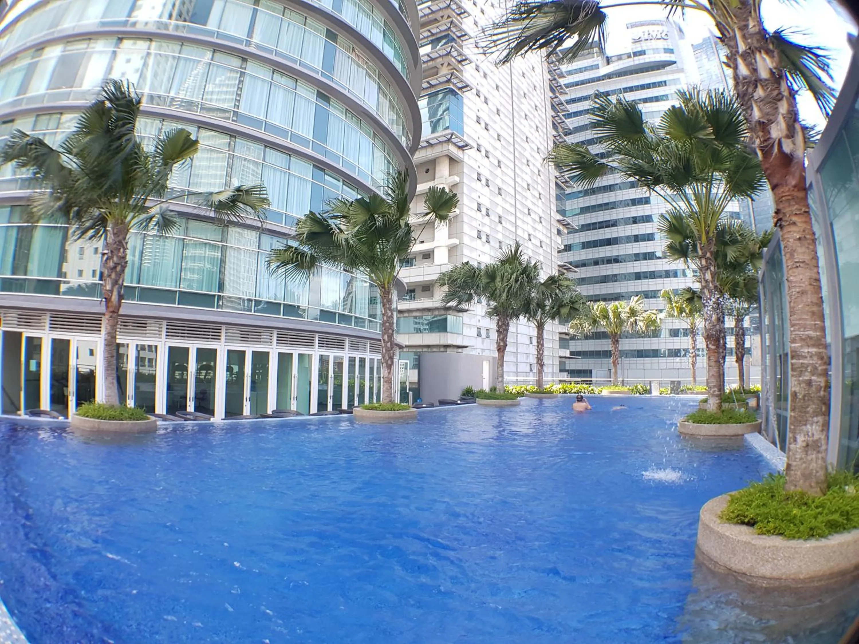 Swimming pool in Vortex KLCC by Luxury Suites Asia