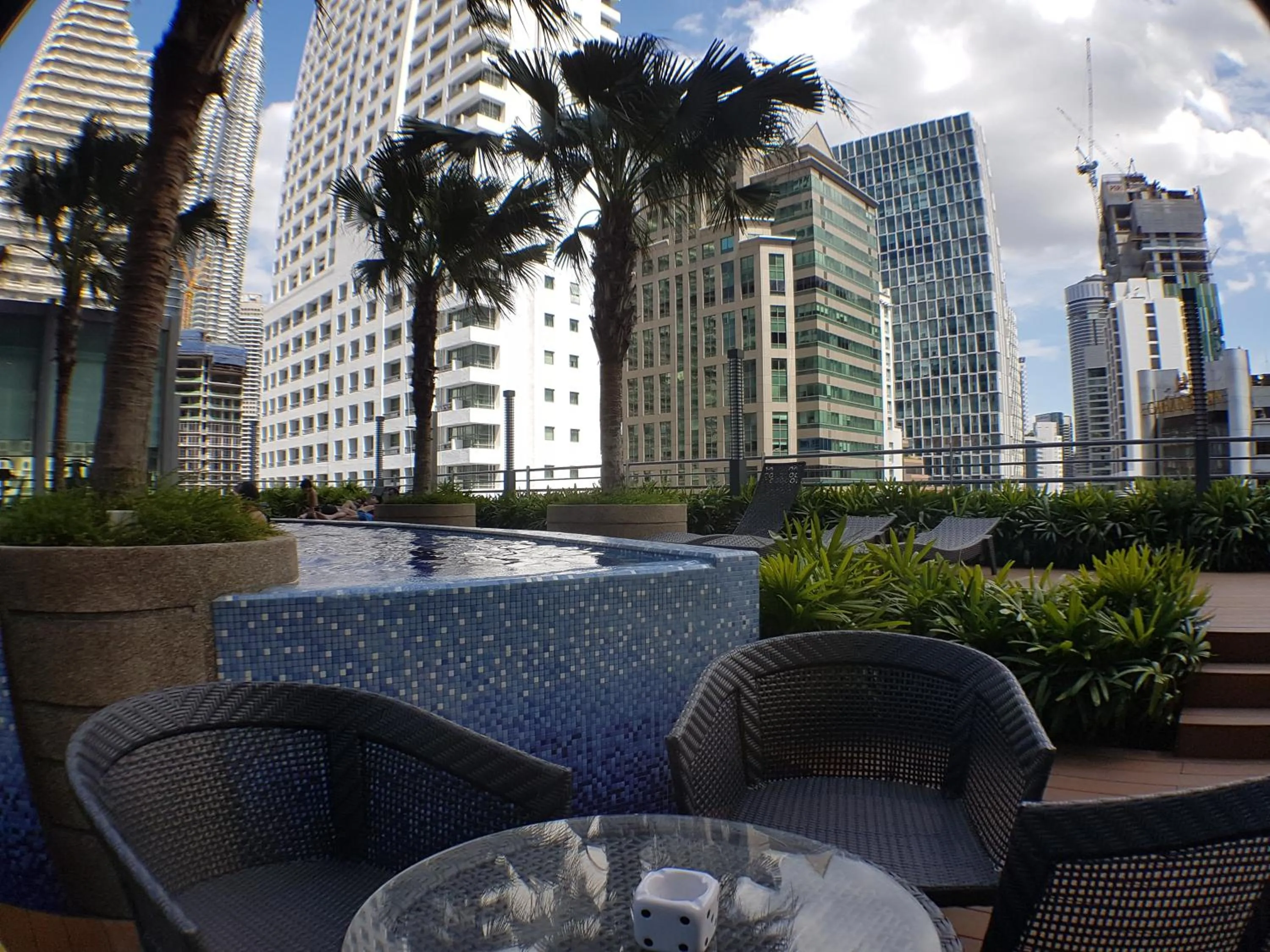 Swimming pool in Vortex KLCC by Luxury Suites Asia