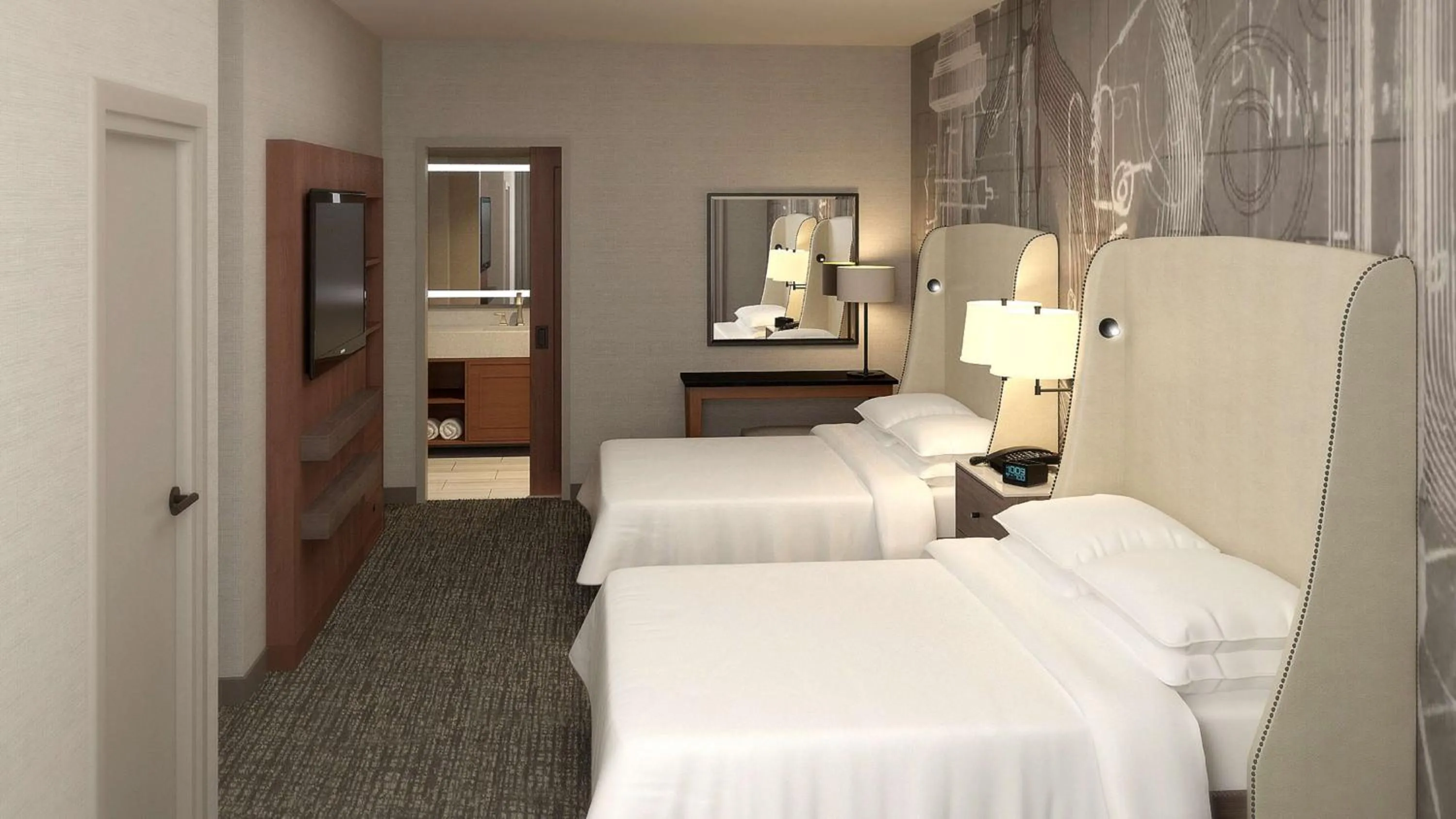 Bed in Embassy Suites By Hilton Berkeley Heights