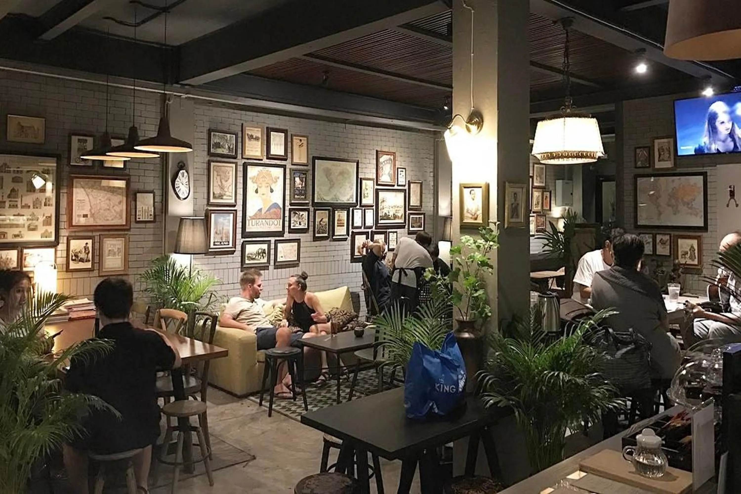 Seating area in Heyyyy Bangkok