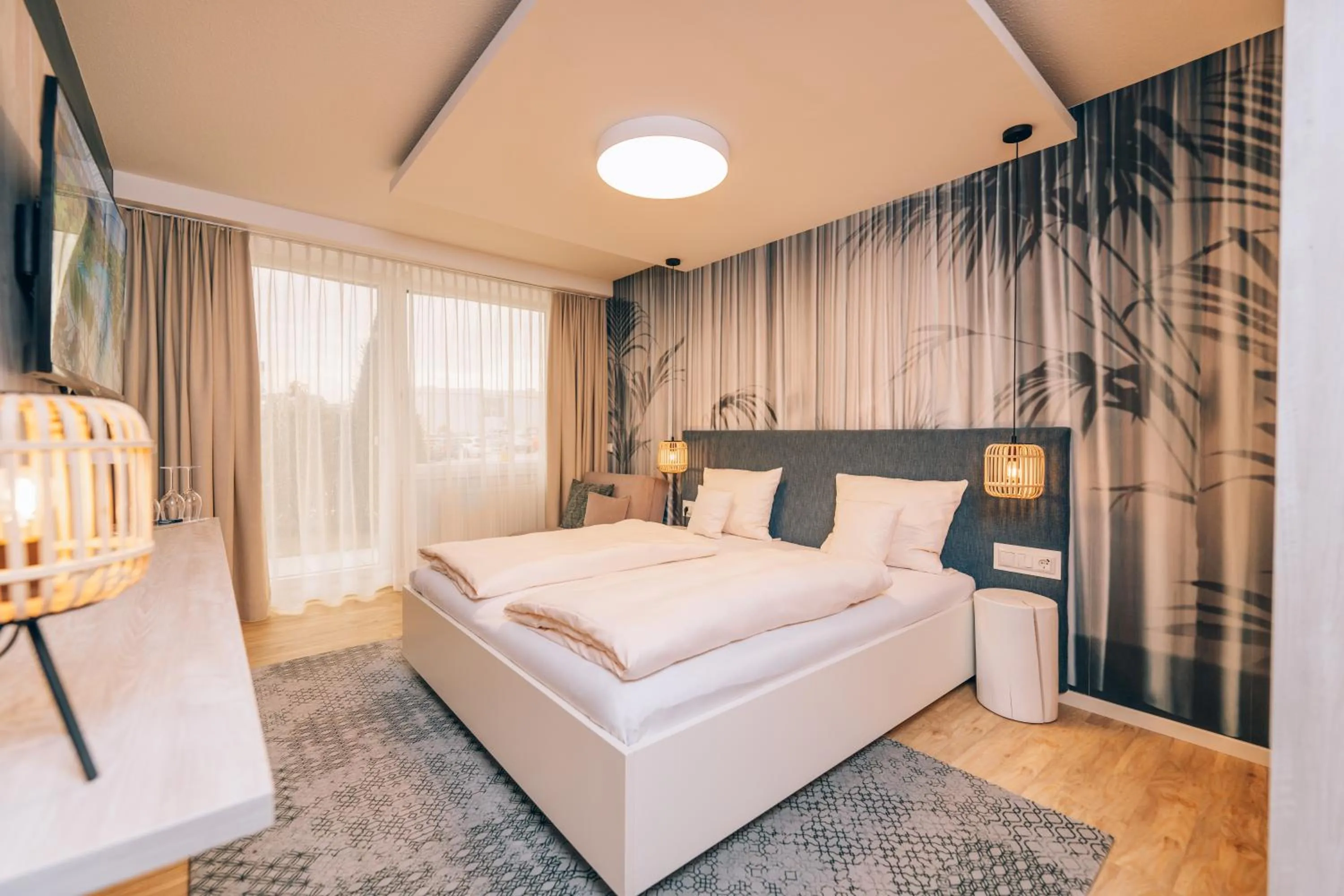 Bedroom, Bed in Victory Gästehaus Therme Erding