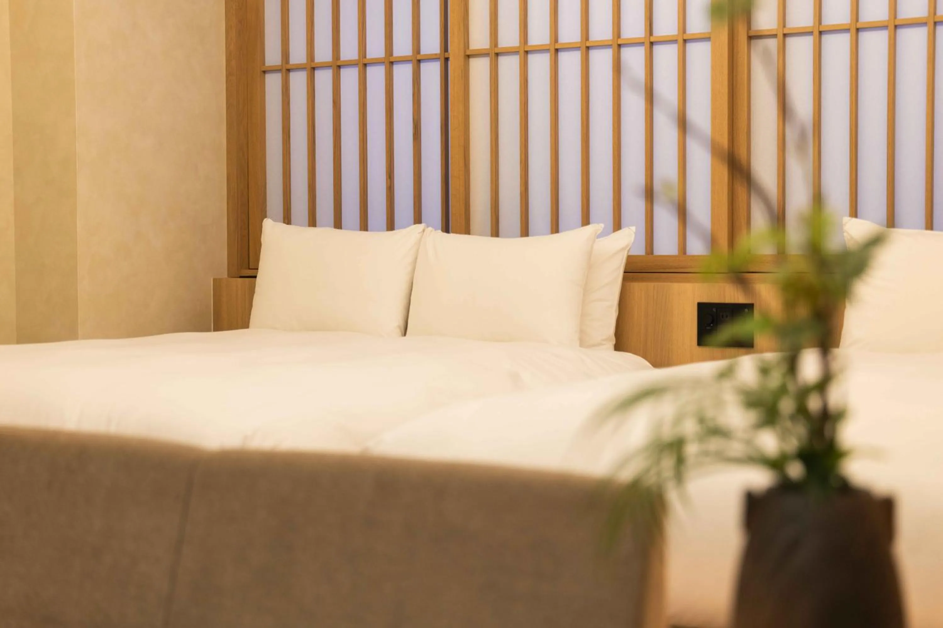 Bed in Hotel Paul House