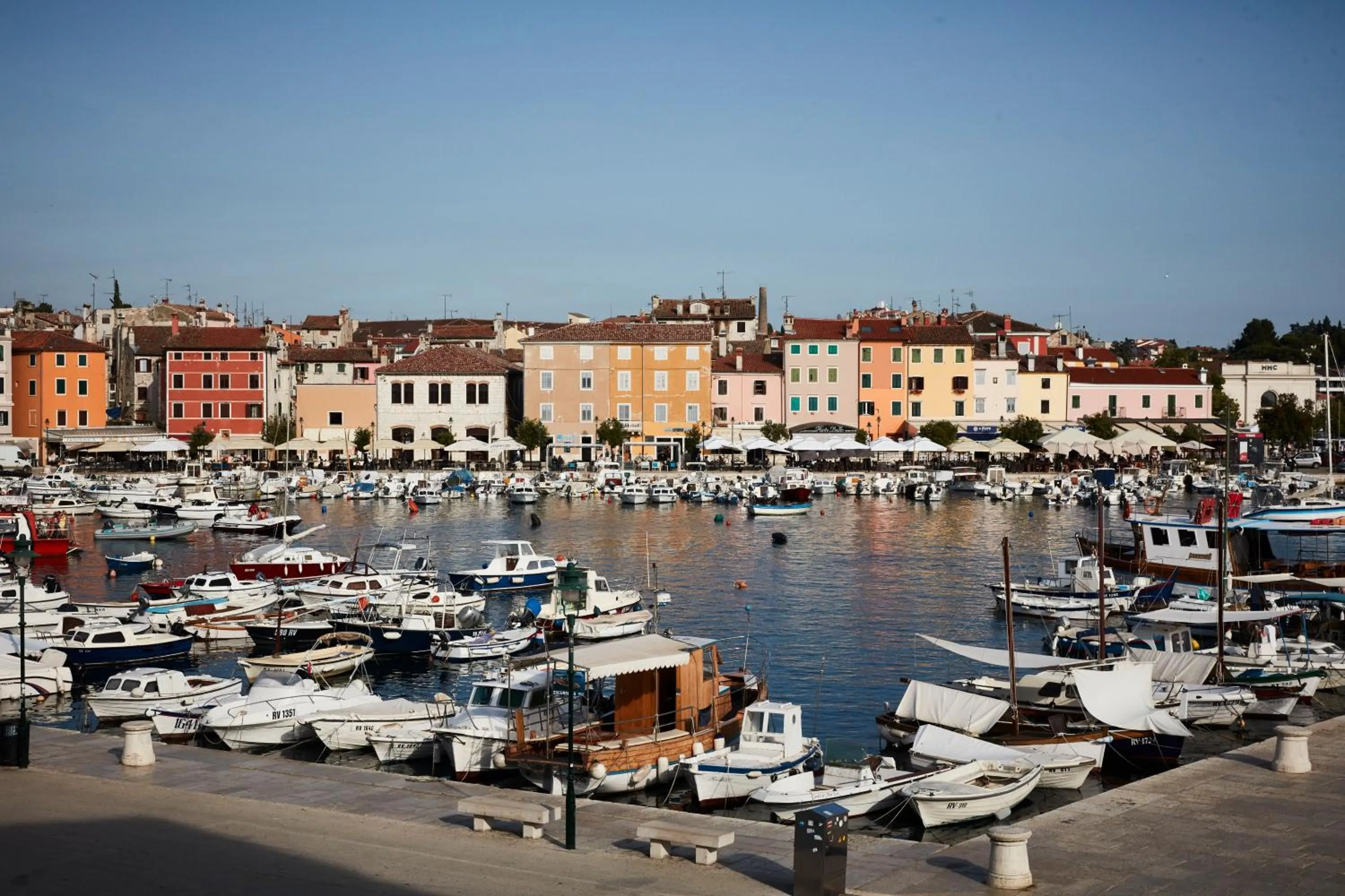 City view in Adriatic Hotel by Maistra Collection