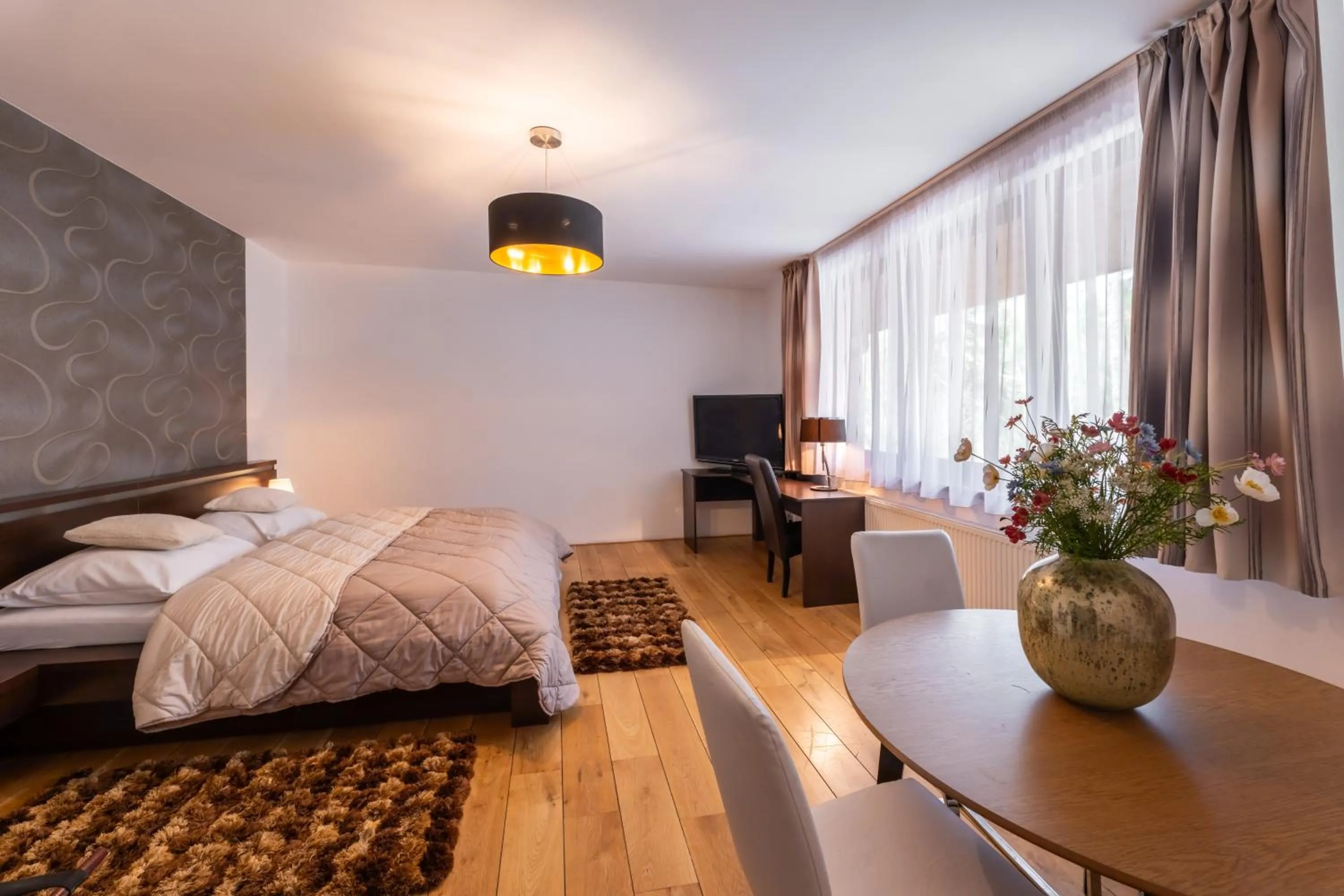 Bed in Archa restaurant a penzion