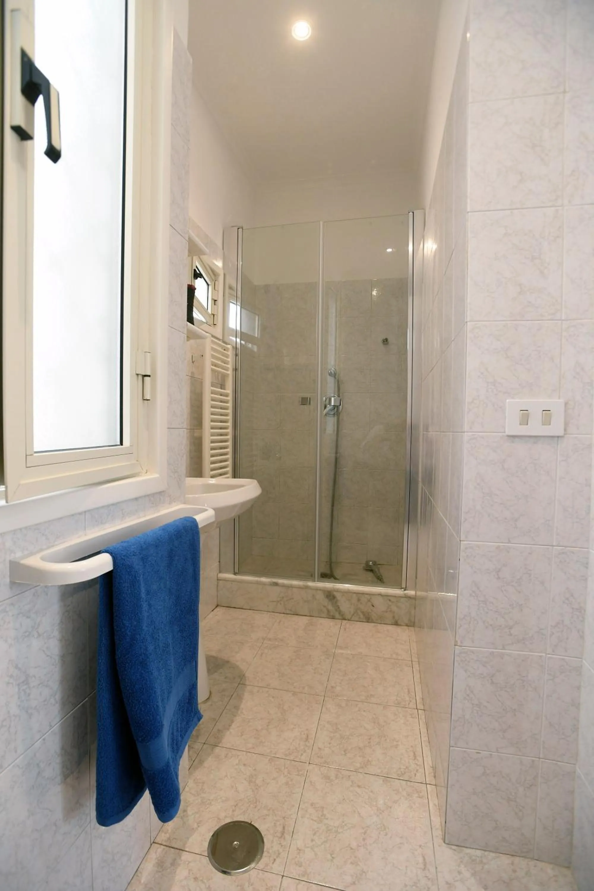 Shower in Big House Colosseum