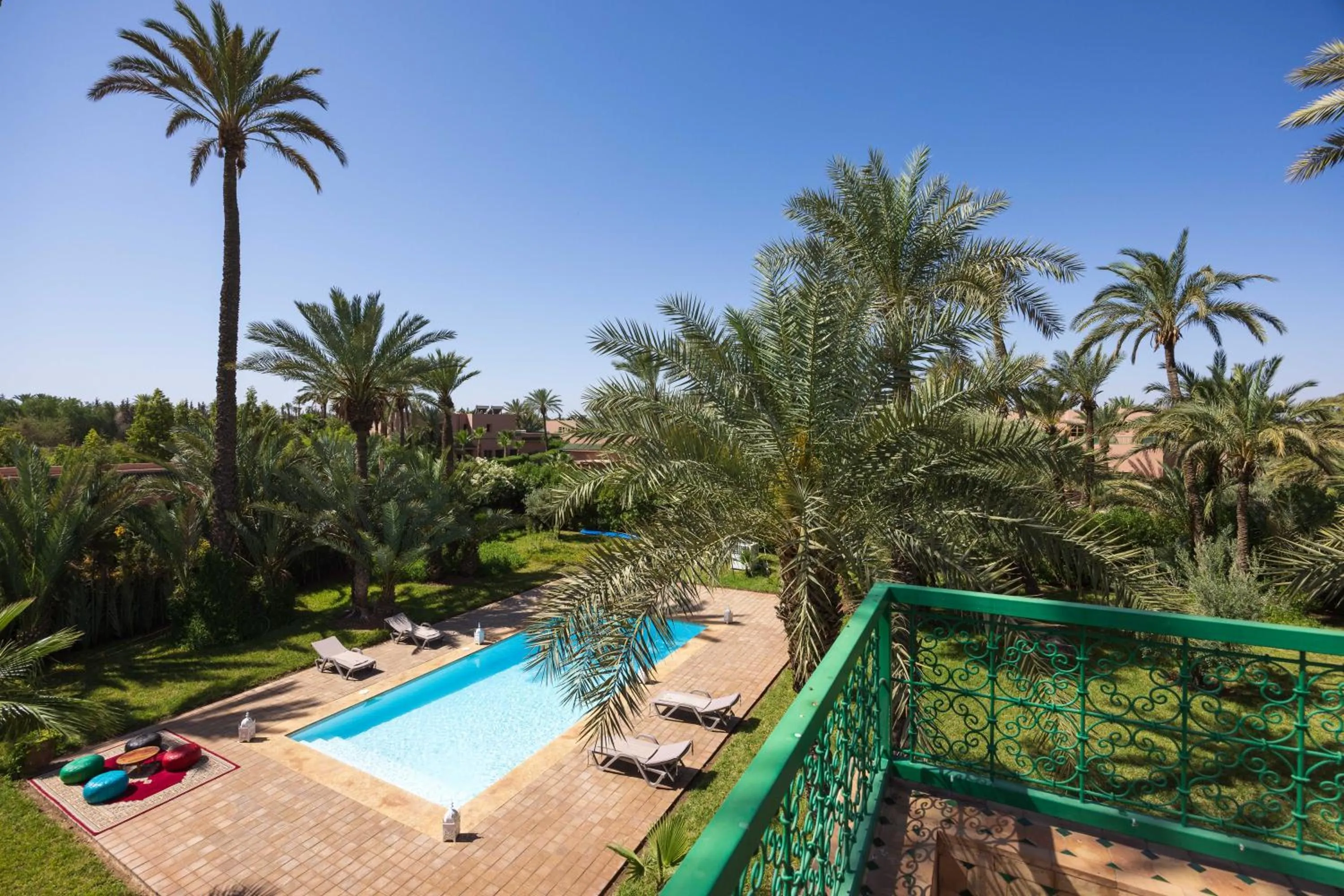 Garden view in Domaine Abiad