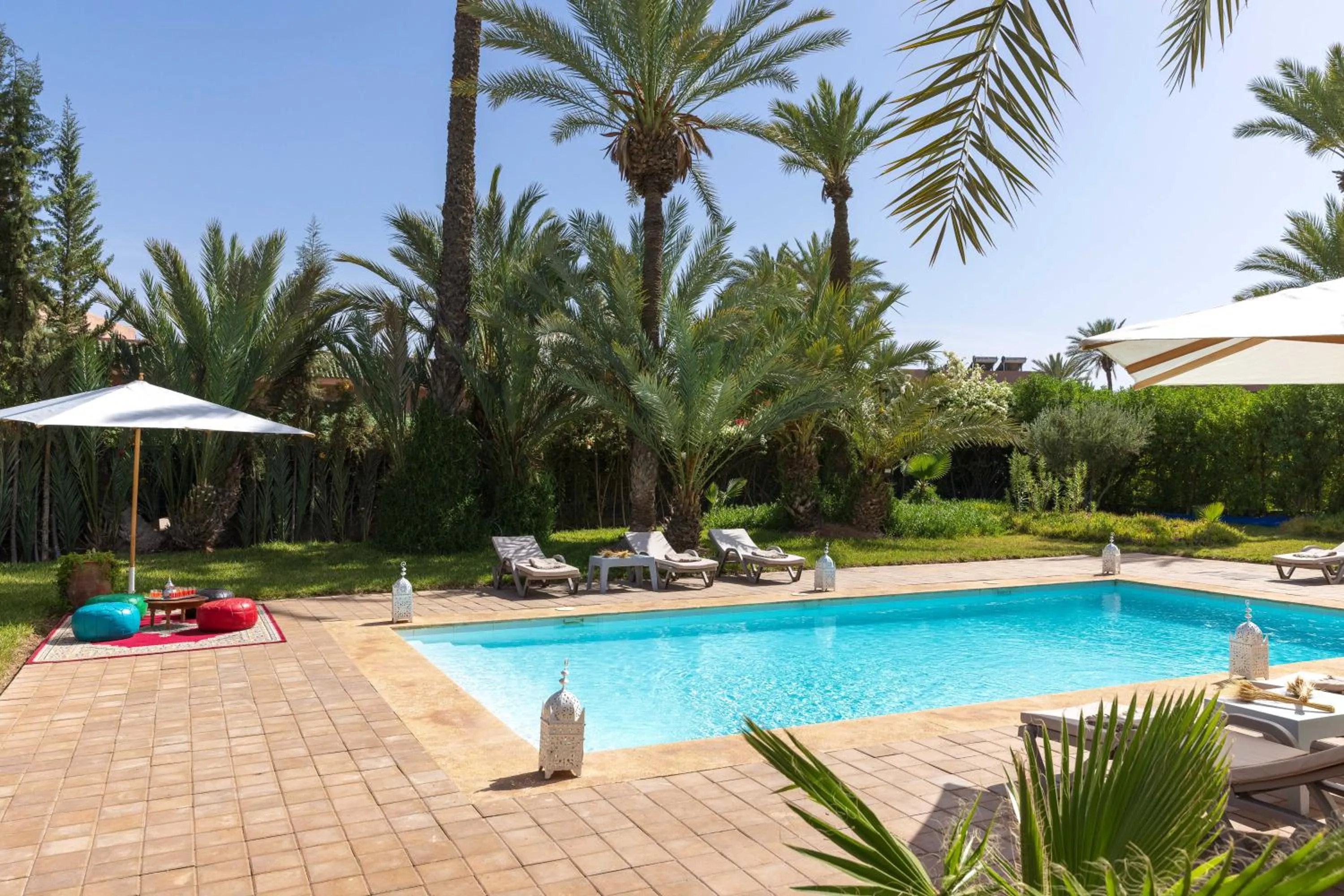 Garden view in Domaine Abiad