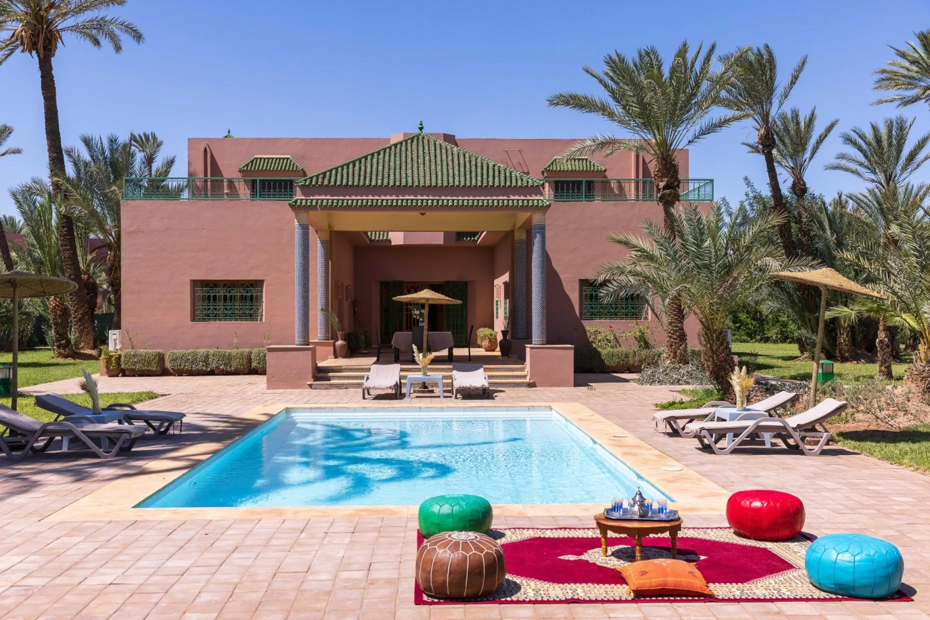 Swimming pool in Domaine Abiad