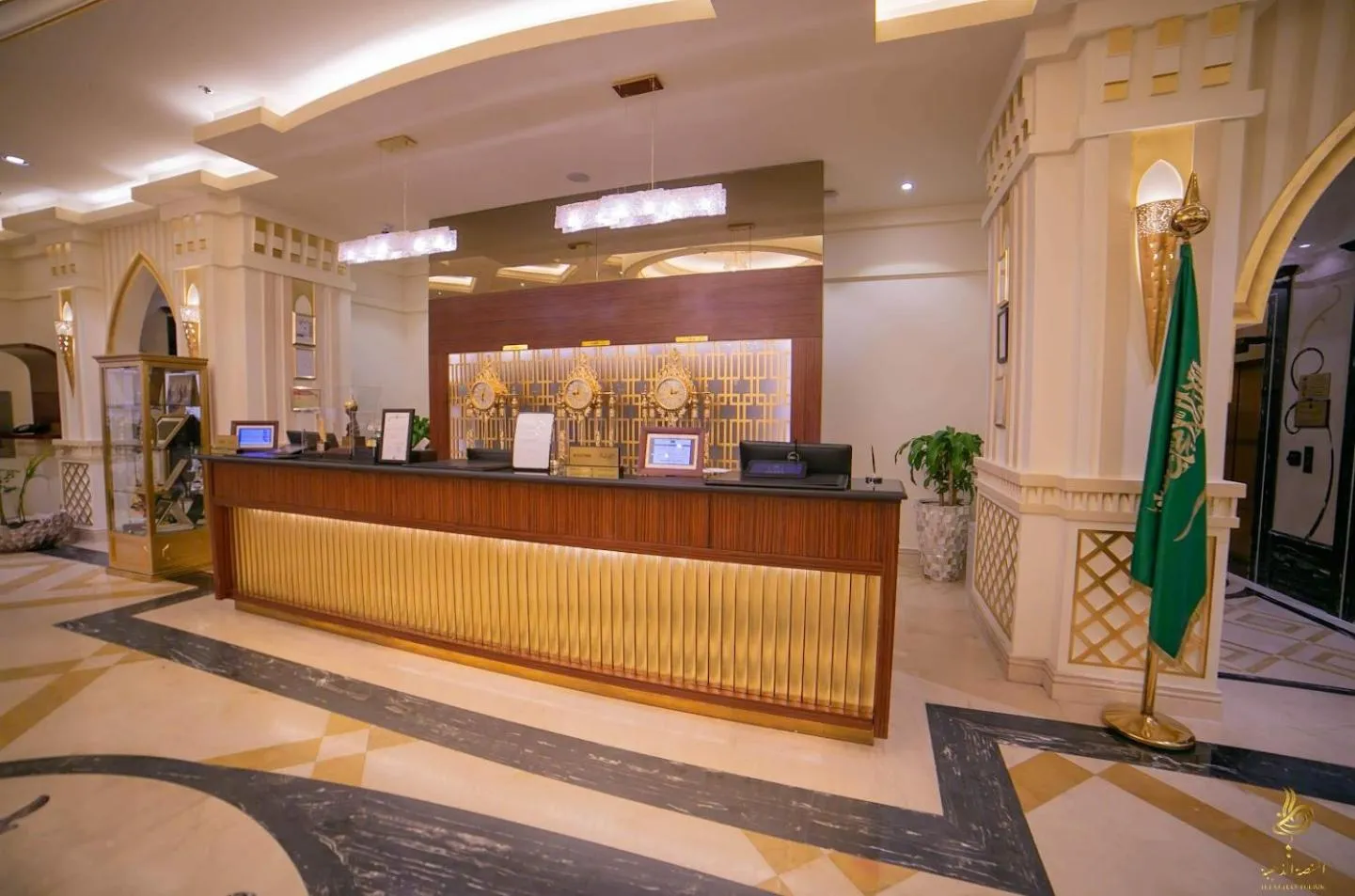 Lobby or reception in Casablanca Grand Hotel