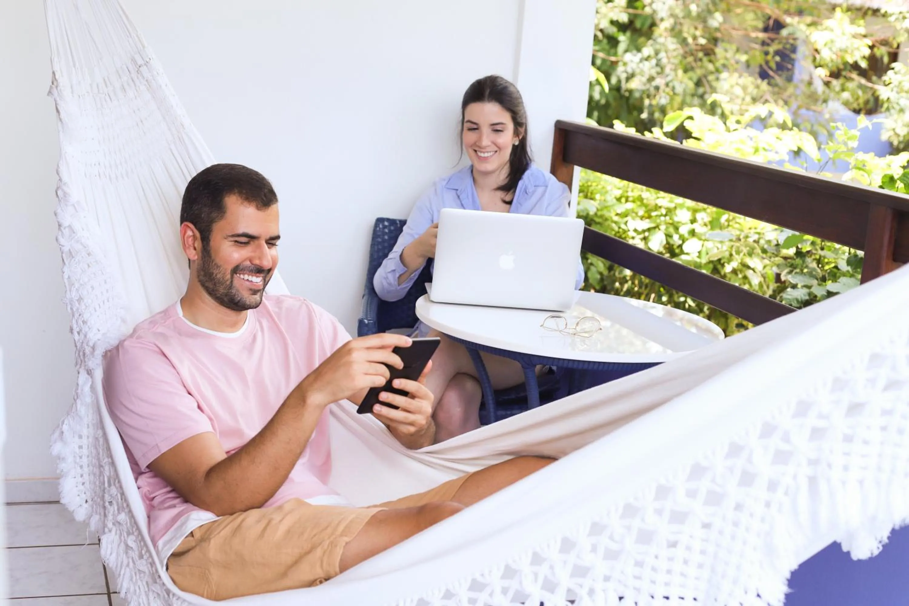 Balcony/Terrace in Pousada Arriba Pipa
