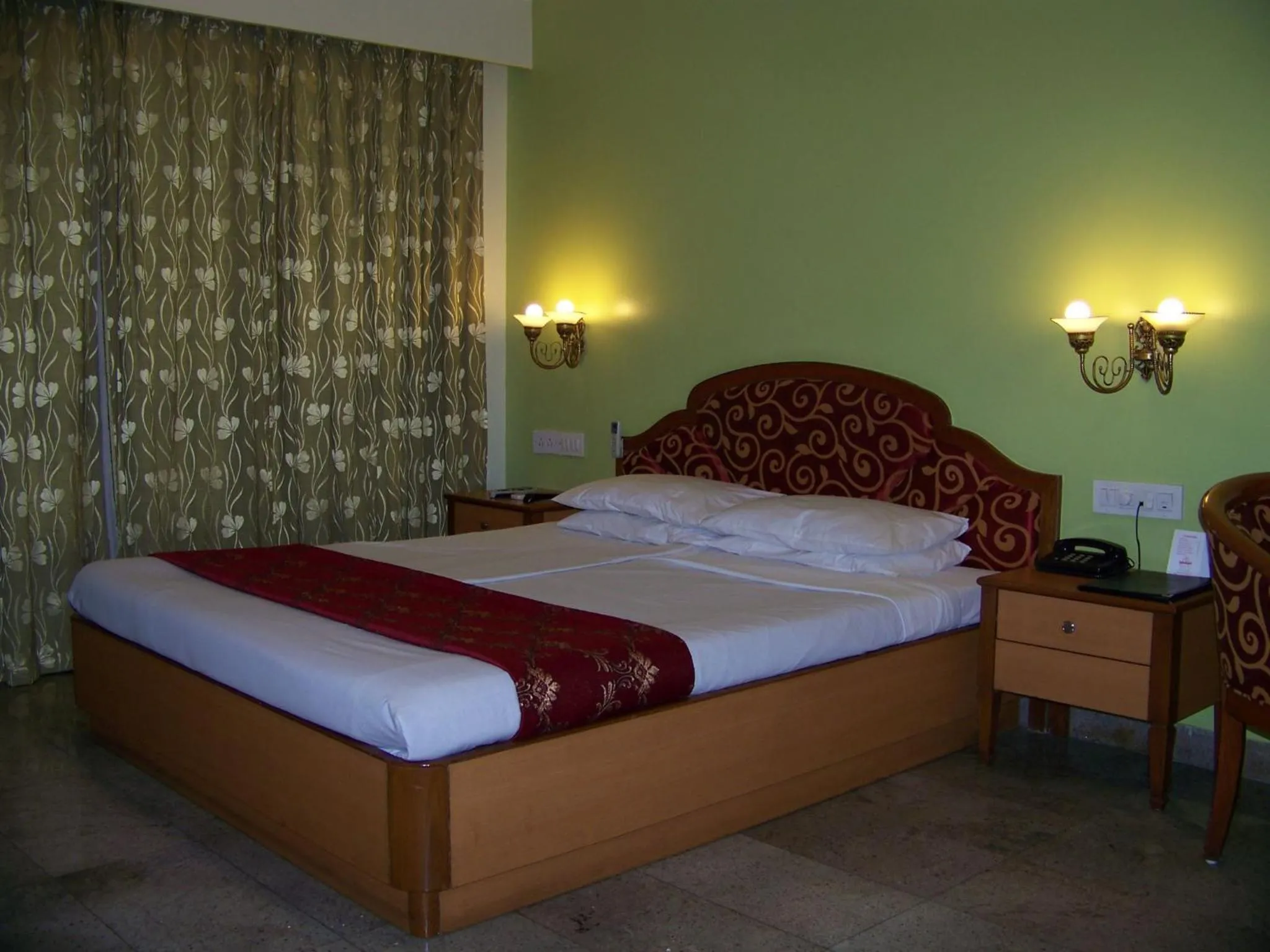 Bedroom, Bed in The Samrat Hotel near Pune Railway Station
