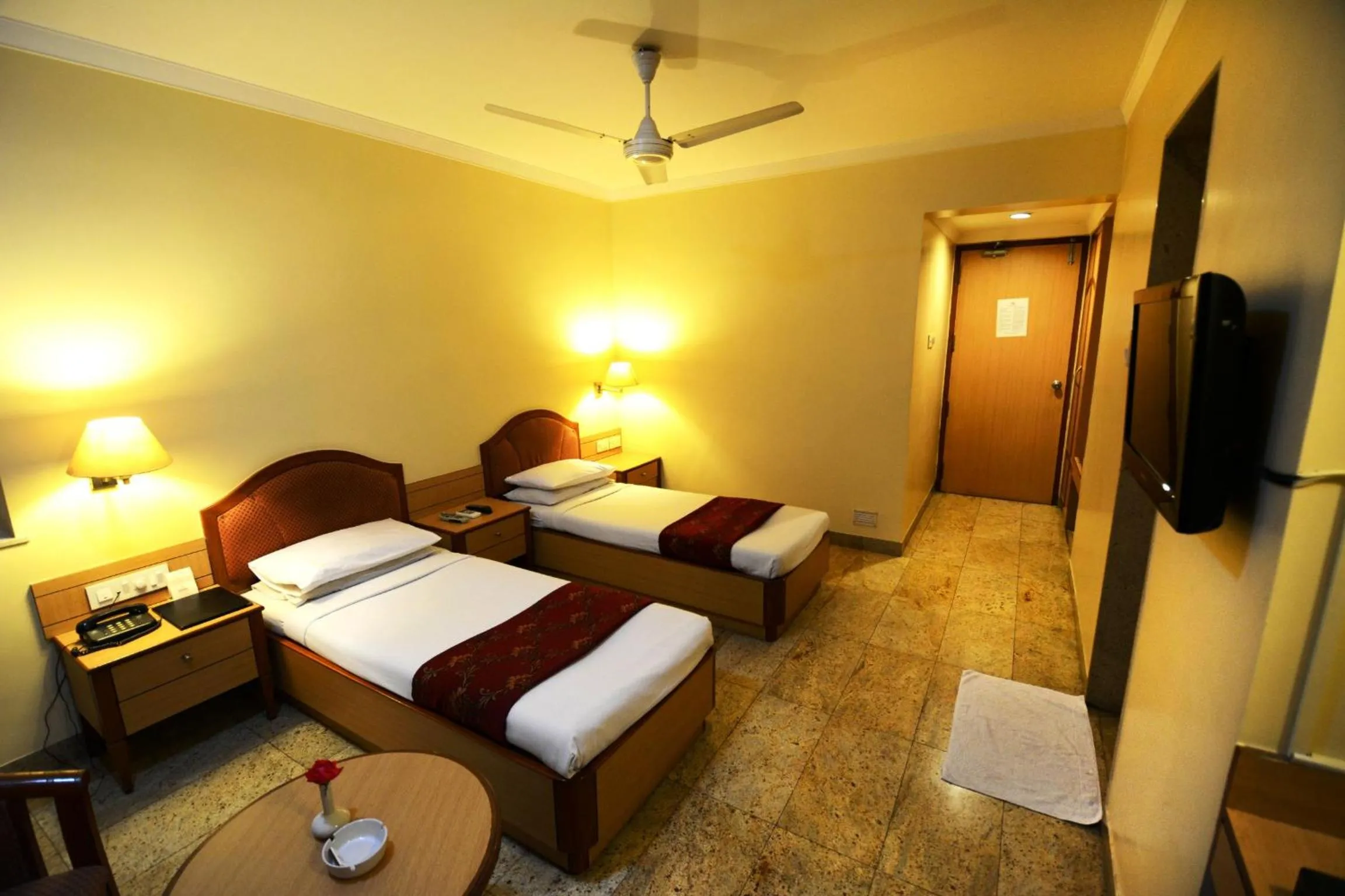 Bedroom, Bed in The Samrat Hotel near Pune Railway Station