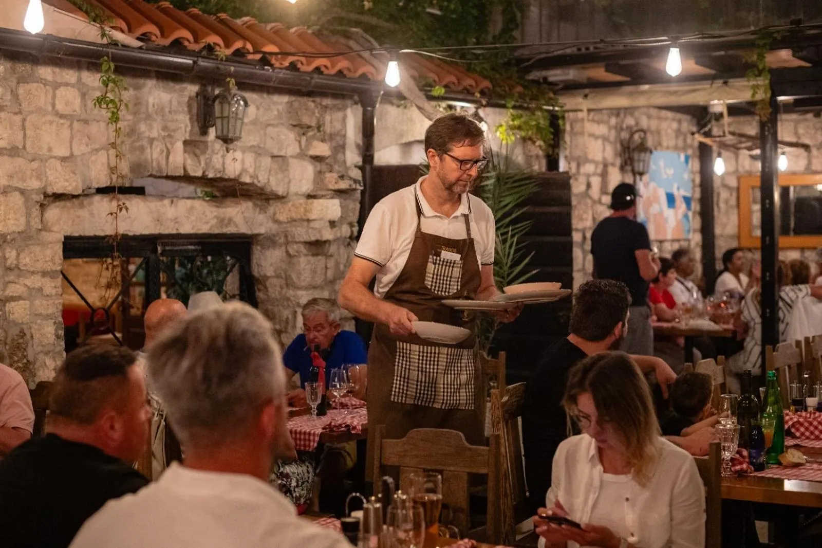 Staff in Heritage Hotel Tragos