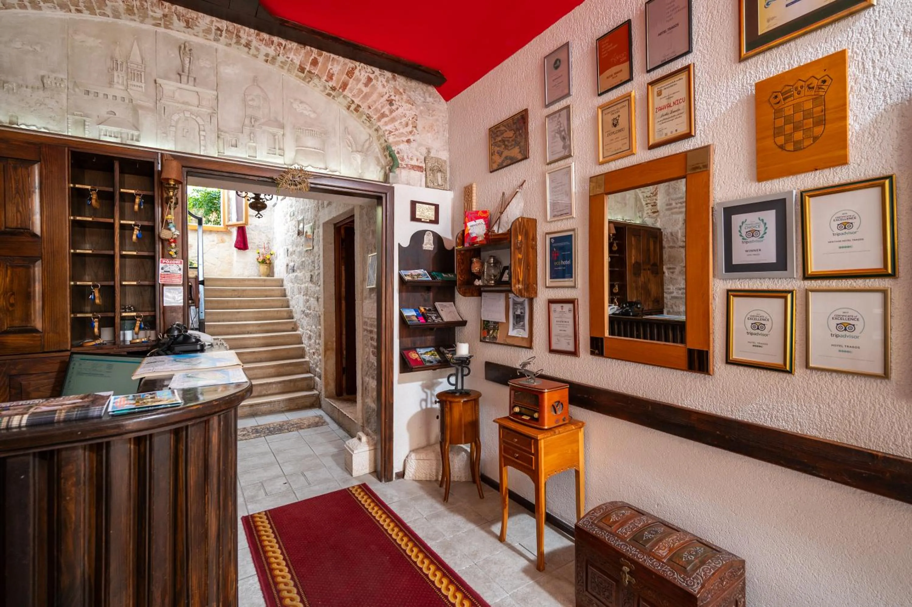 Lobby or reception in Heritage Hotel Tragos