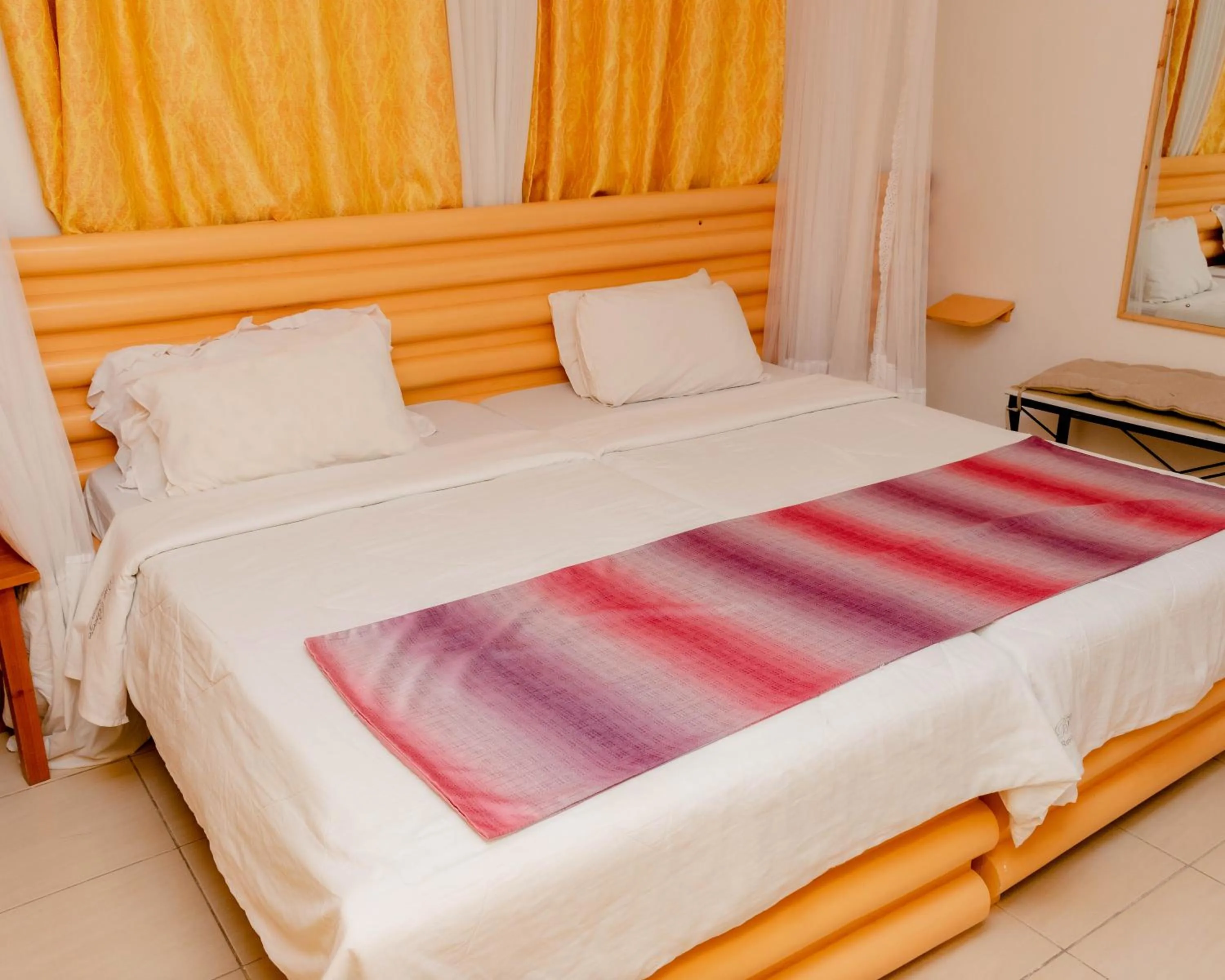 View (from property/room), Bed in Pinebreeze Holiday Resort