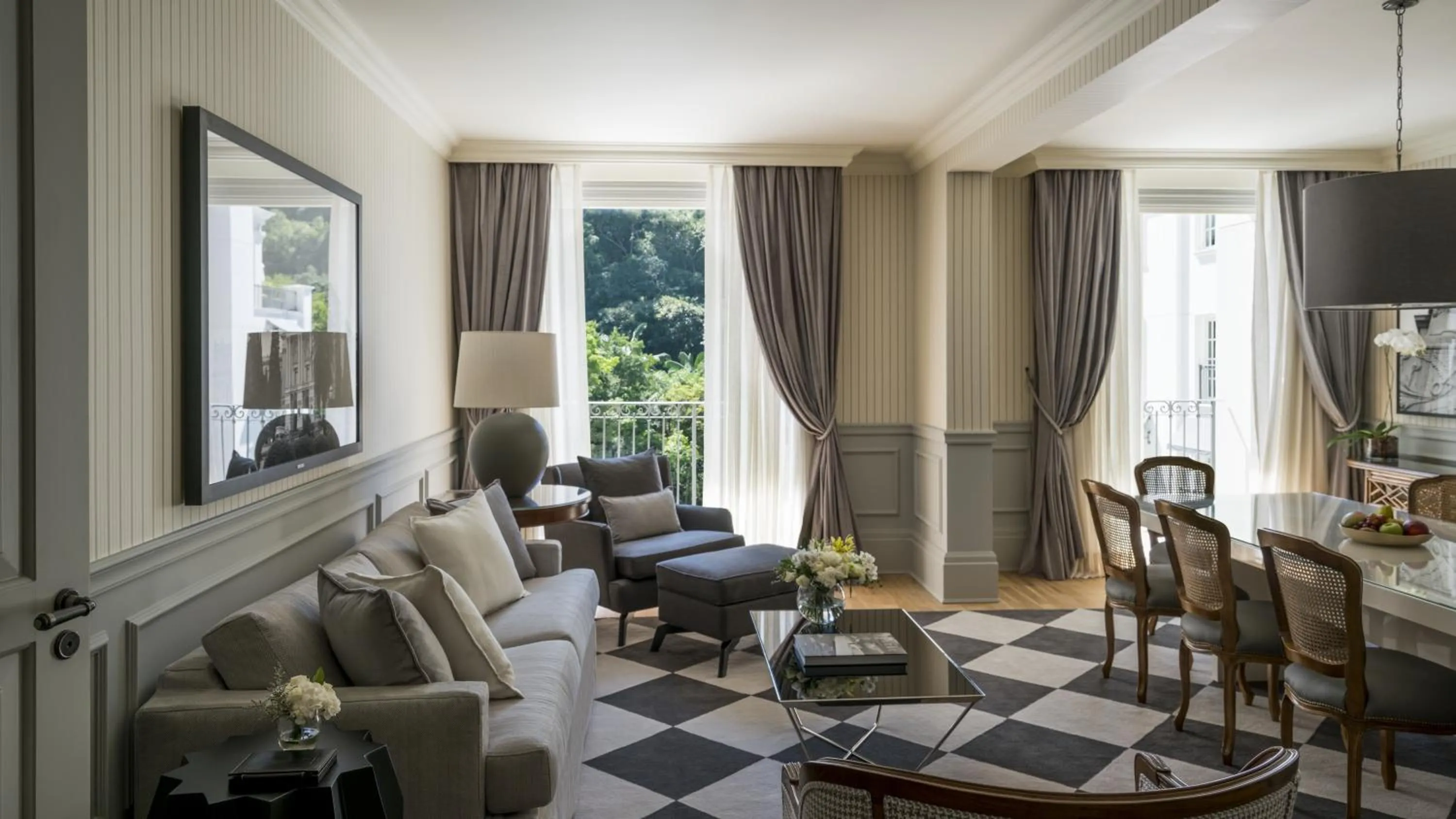 Living room in Palácio Tangará, Oetker Hotels