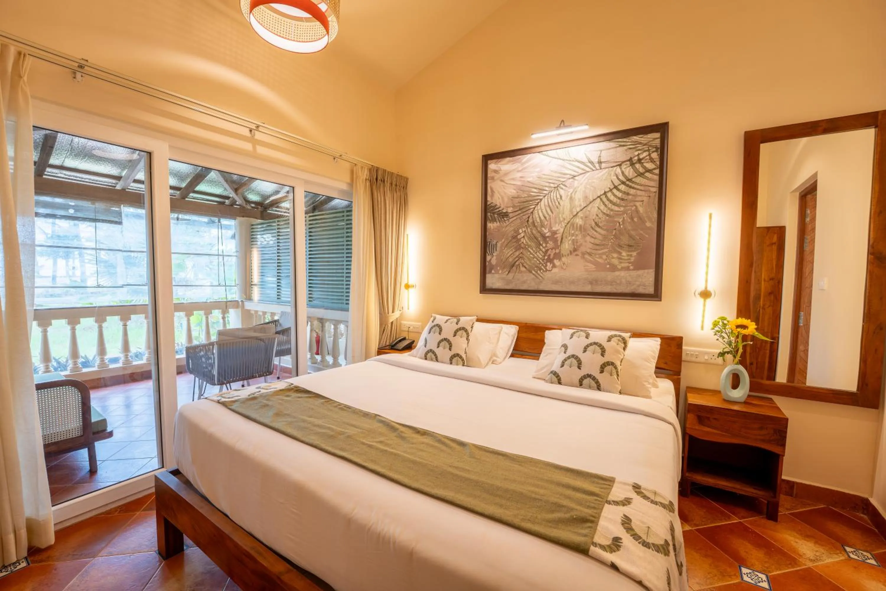 Bed in C Roque Beach Resort