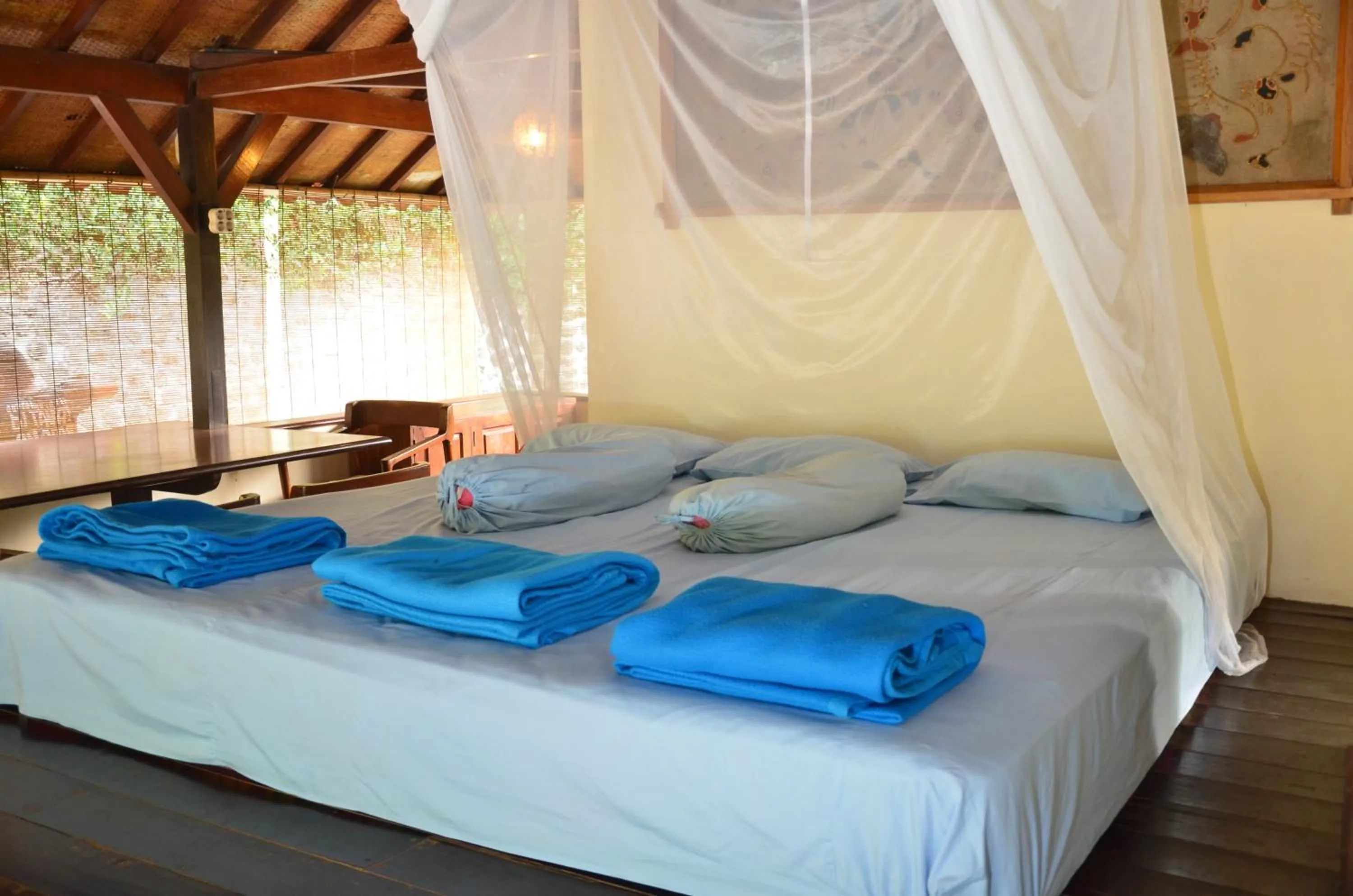 Bed in Ecolodge Seloliman