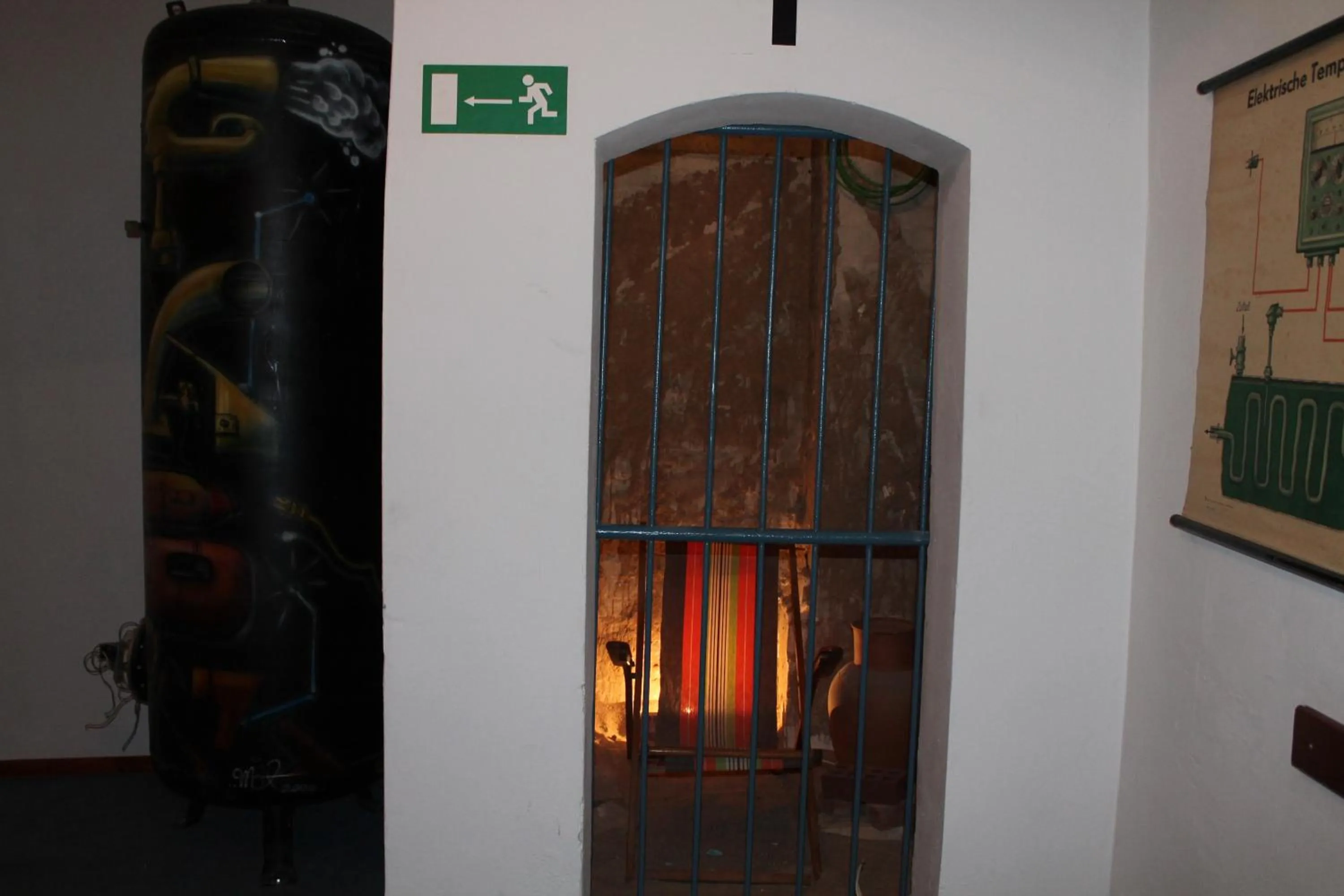 Decorative detail in Die Fabrik - Hostel