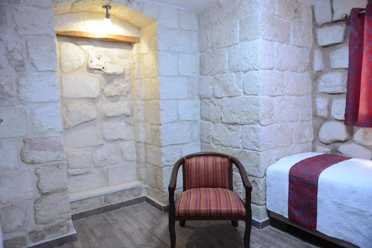 Decorative detail, Bed in Mensa Christi Guesthouse