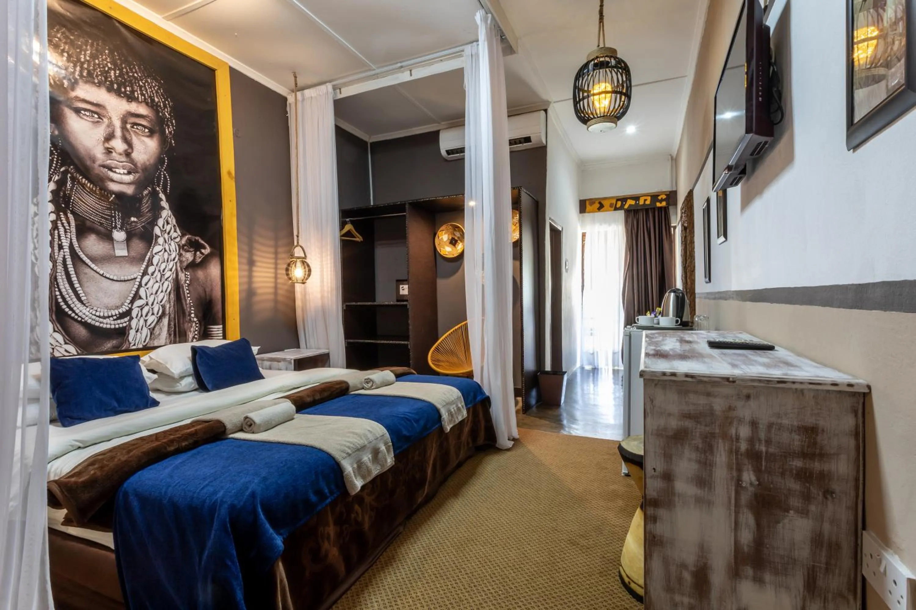 Photo of the whole room, Bed in Ngoma Zanga Lodge