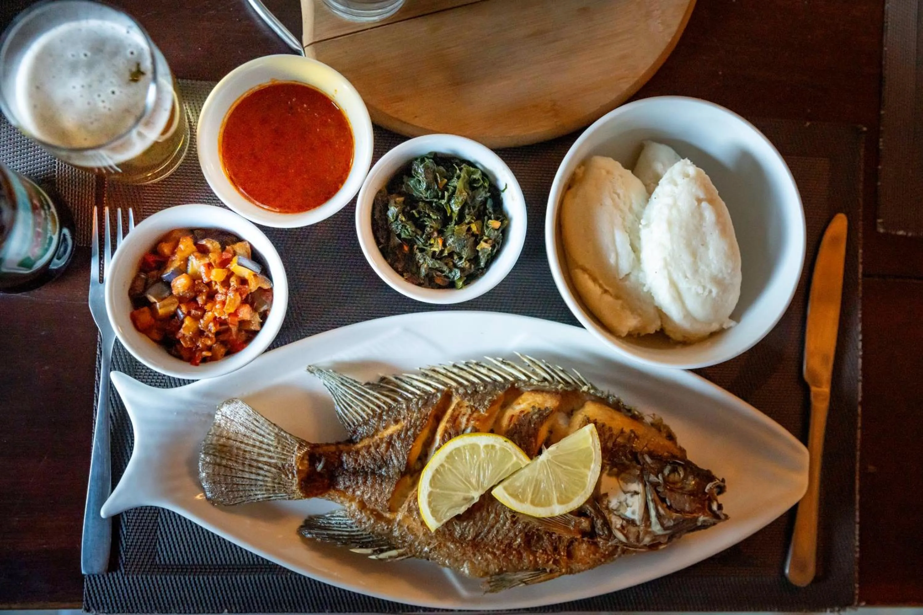 Restaurant/places to eat in Ngoma Zanga Lodge