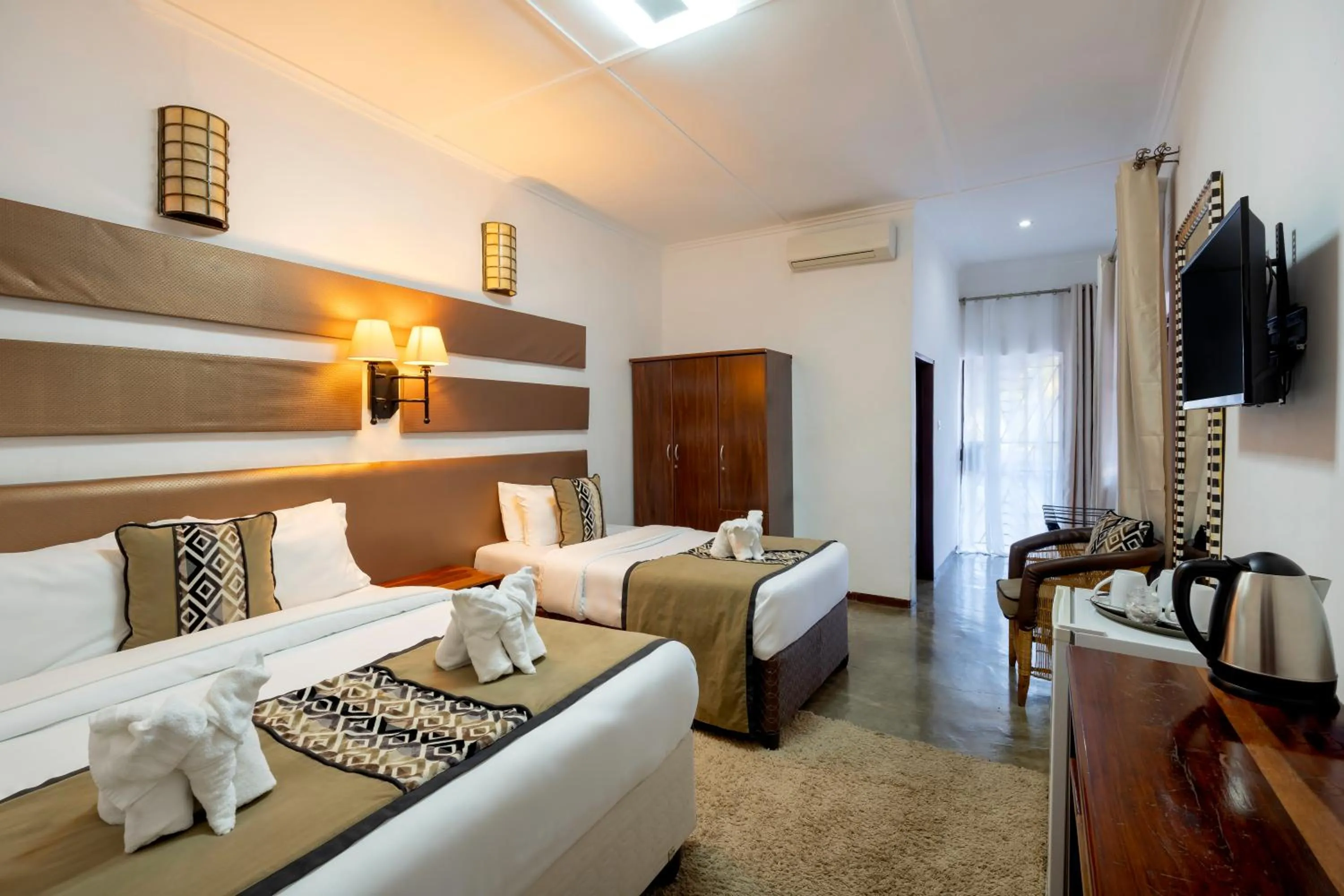 Bed in Ngoma Zanga Lodge