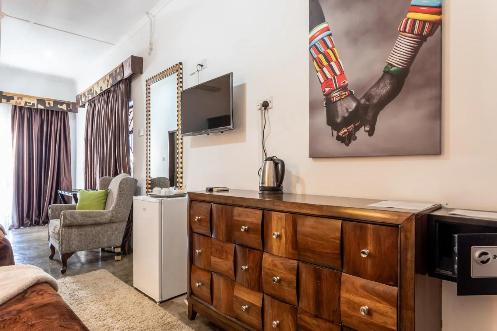 Bedroom in Ngoma Zanga Lodge