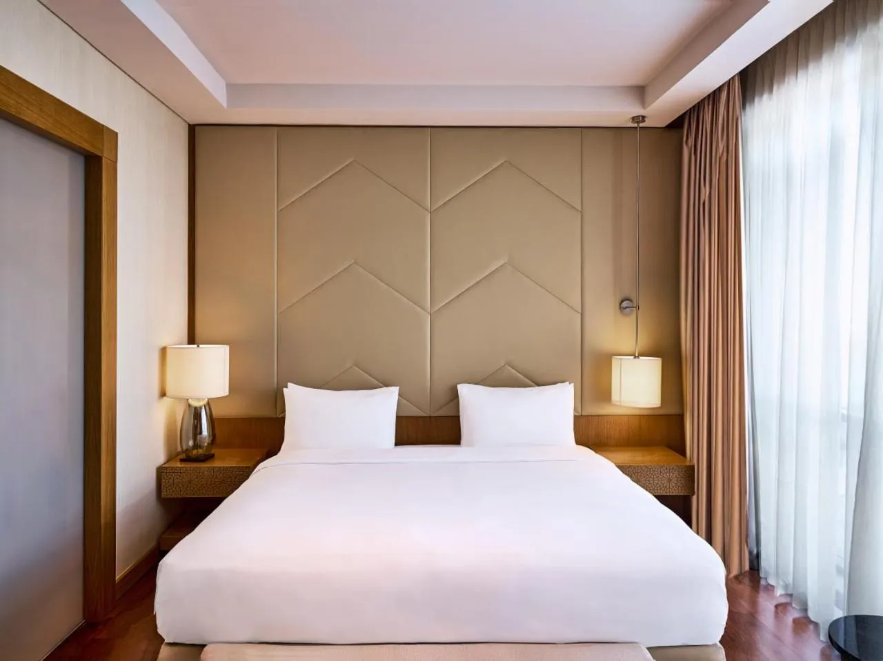 Bed in Hyatt Regency Tashkent