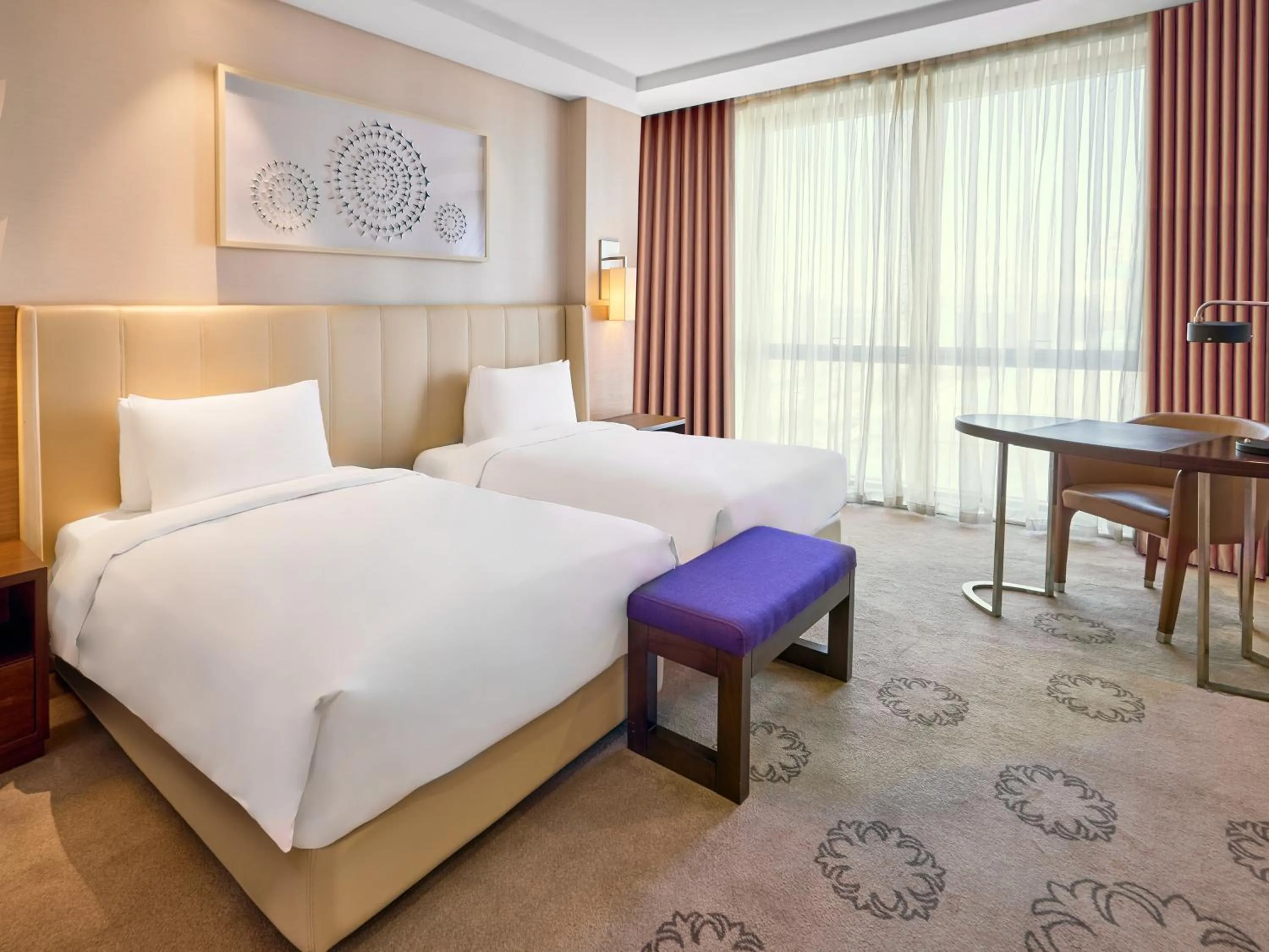 Bed in Hyatt Regency Tashkent