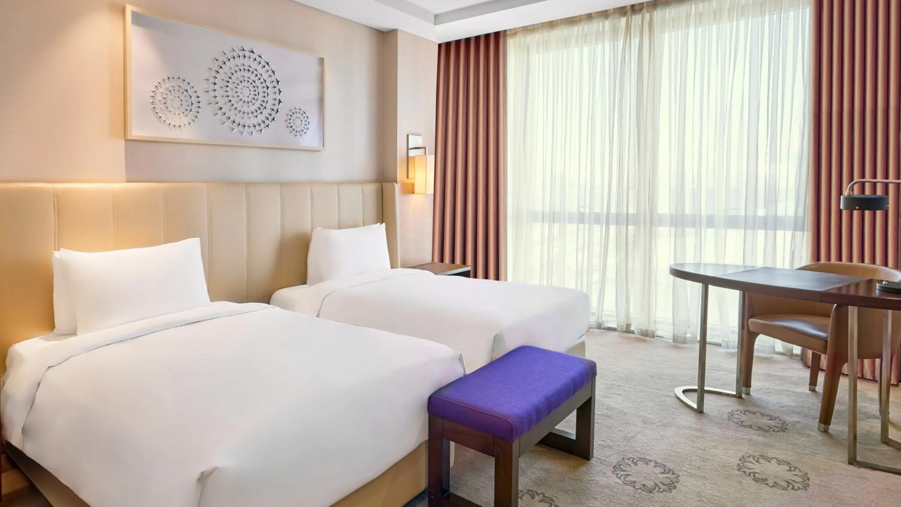 Bed in Hyatt Regency Tashkent