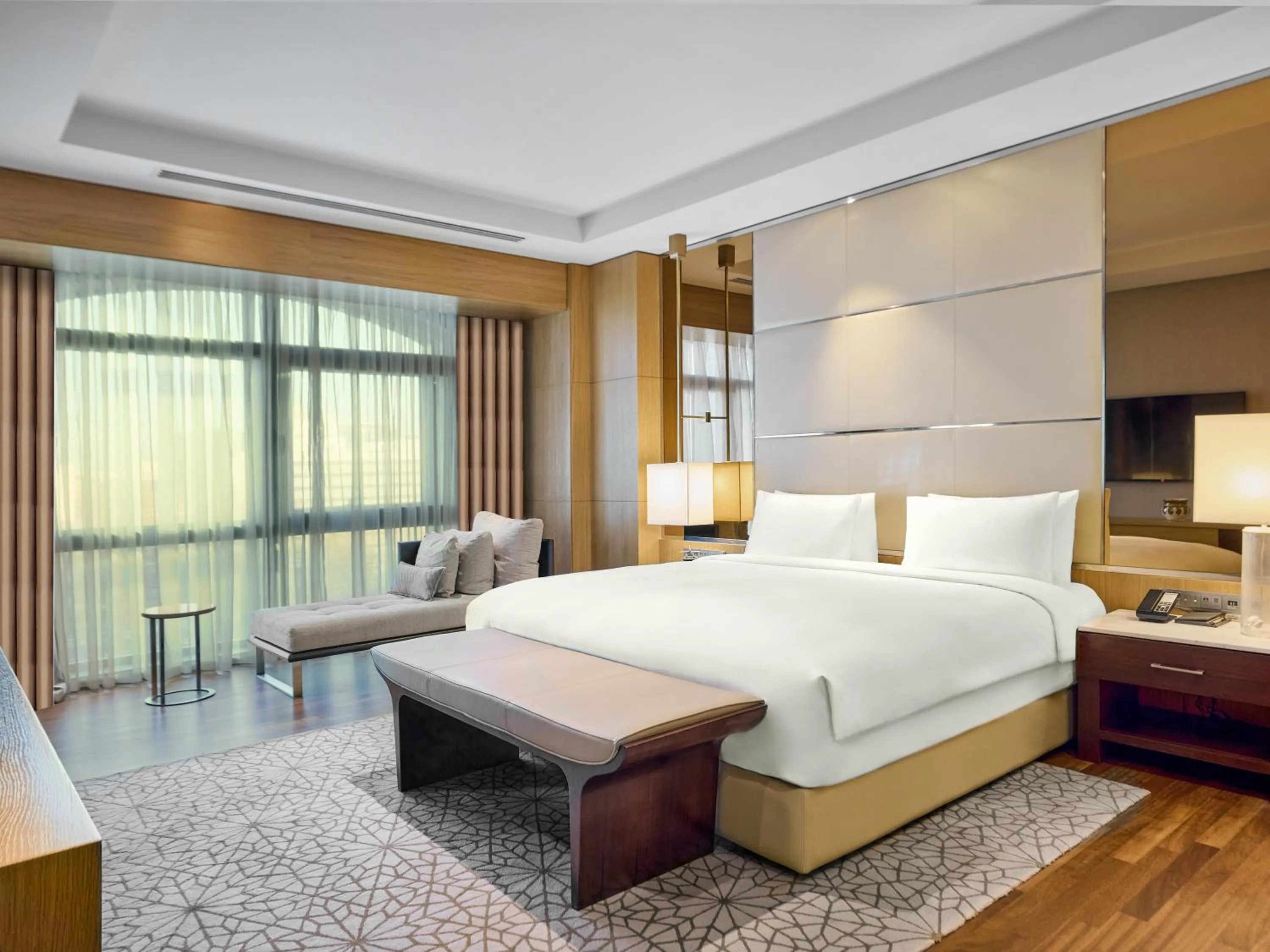 Bed in Hyatt Regency Tashkent