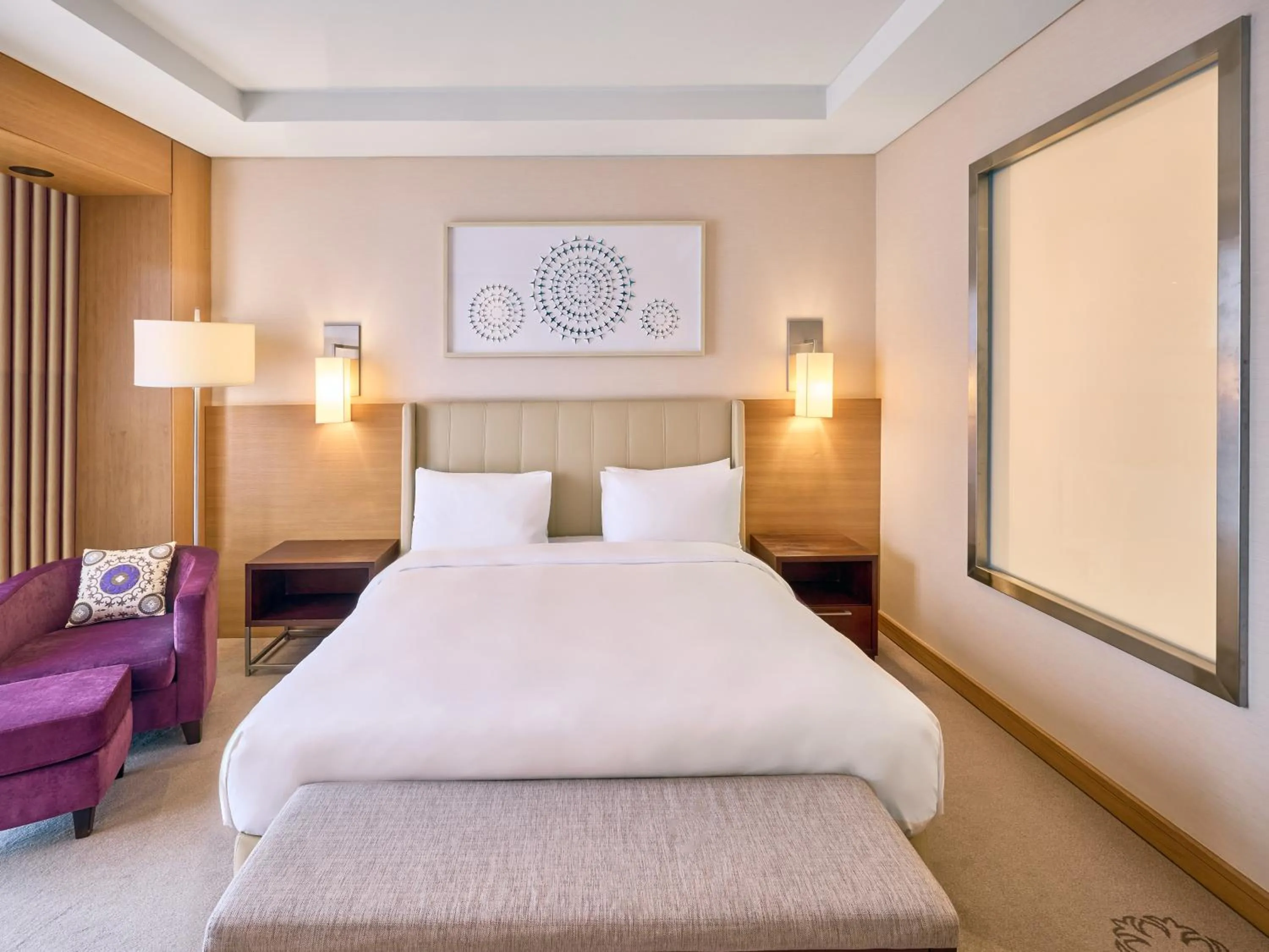 Bed in Hyatt Regency Tashkent