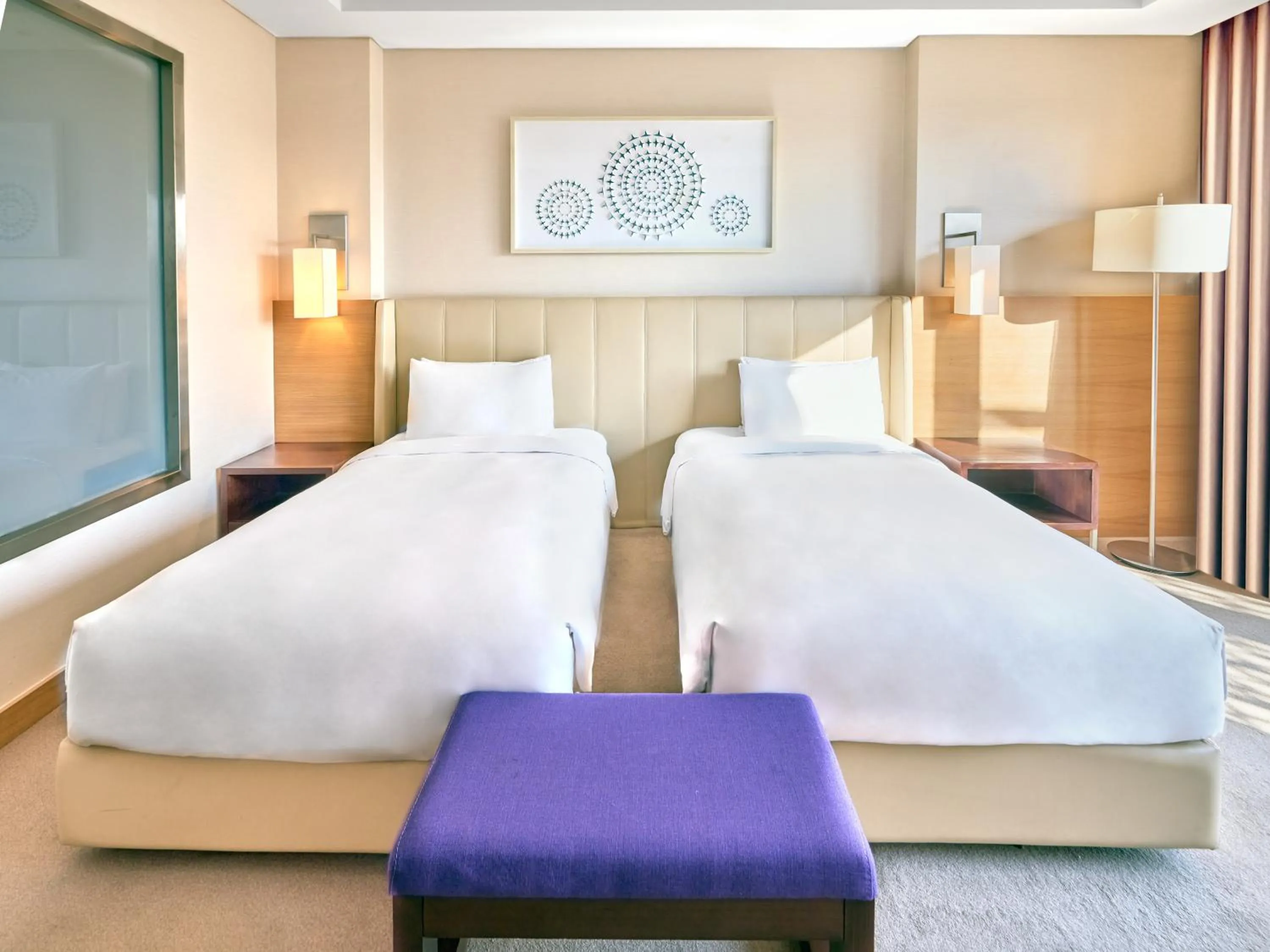 Bed in Hyatt Regency Tashkent