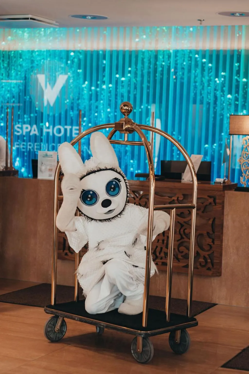 Lobby or reception in V Spa & Conference Hotel