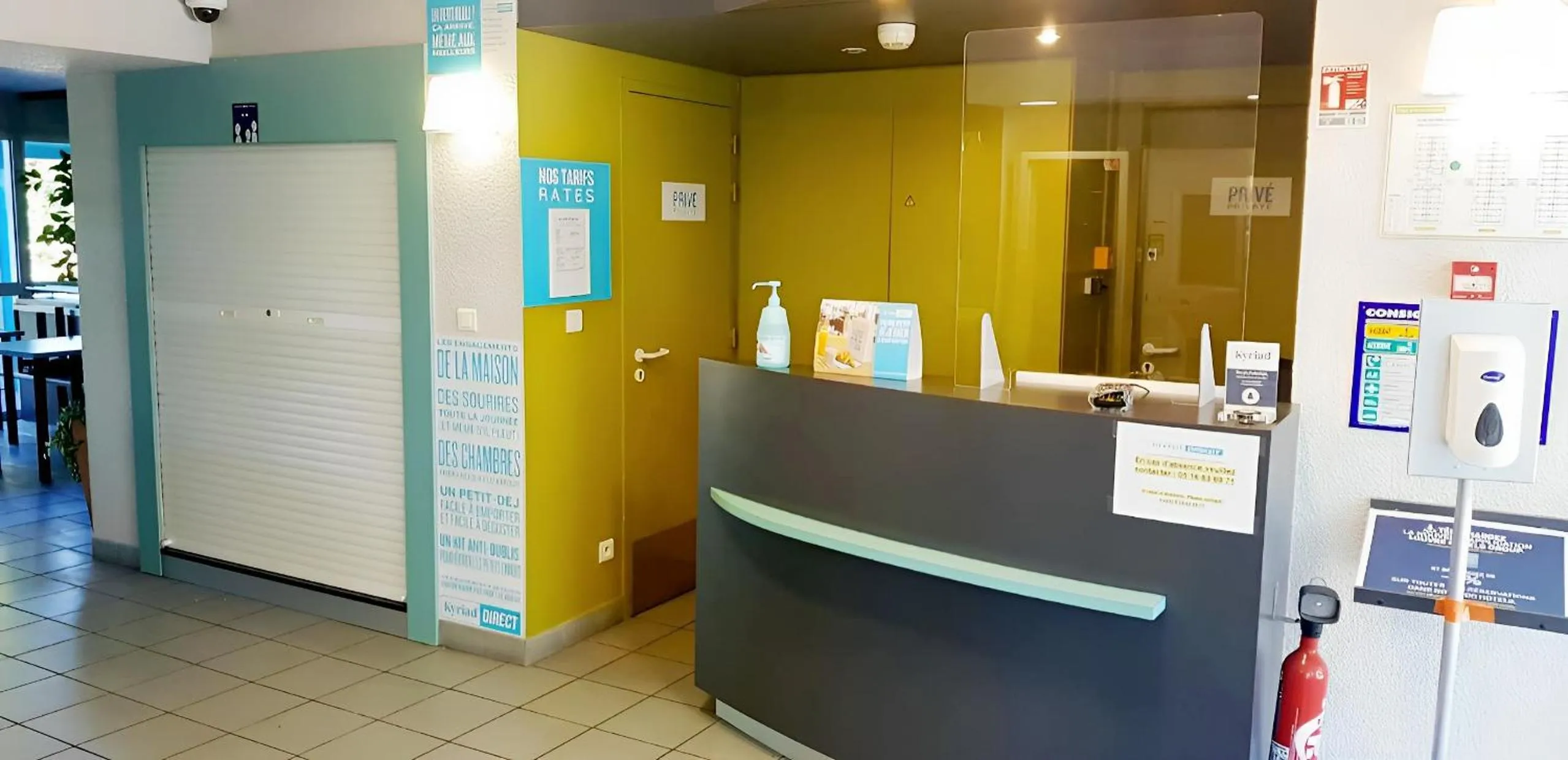Lobby or reception in Kyriad Direct Poitiers - Gare du Futuroscope