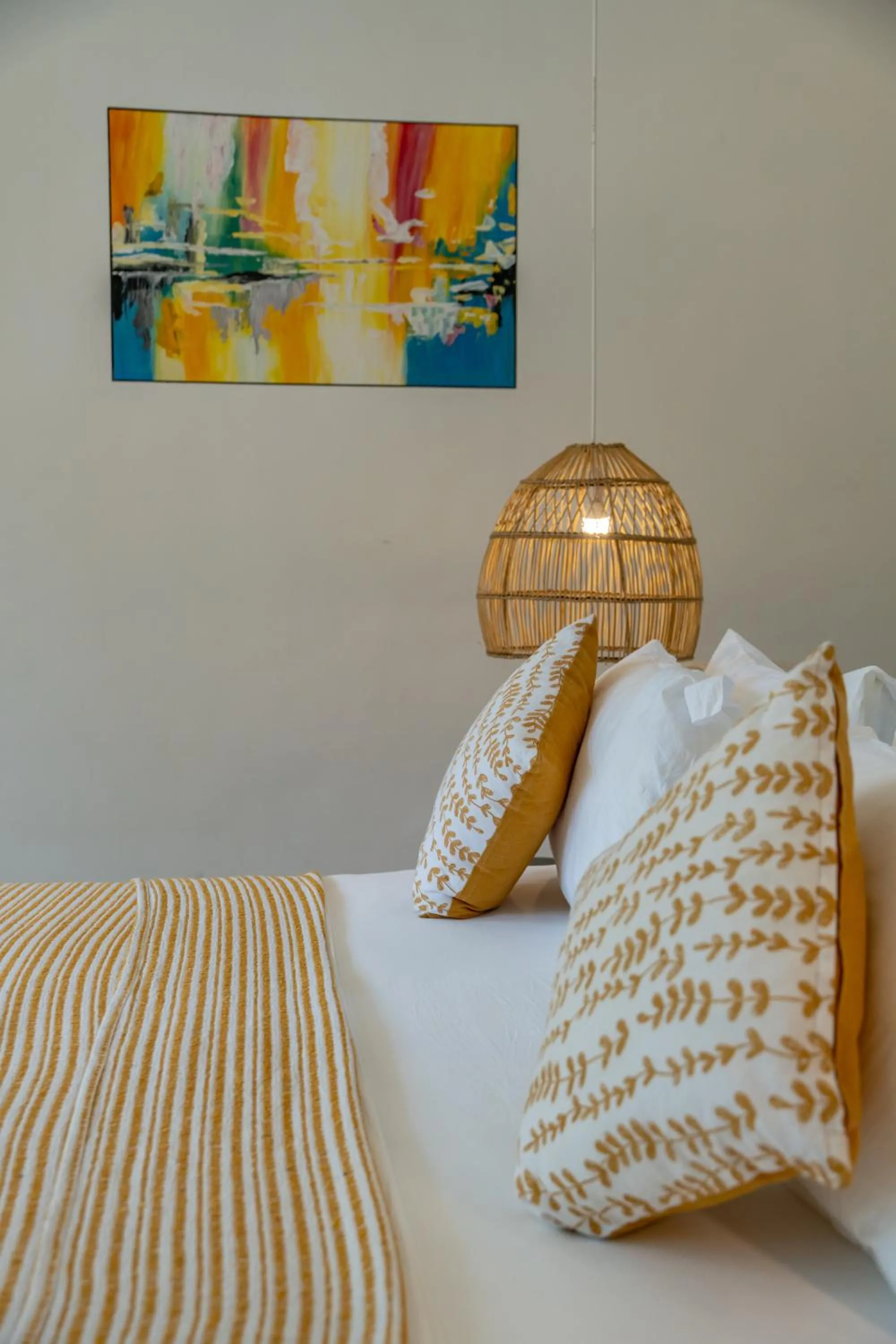 Decorative detail, Bed in Mnana Beach Bungalows