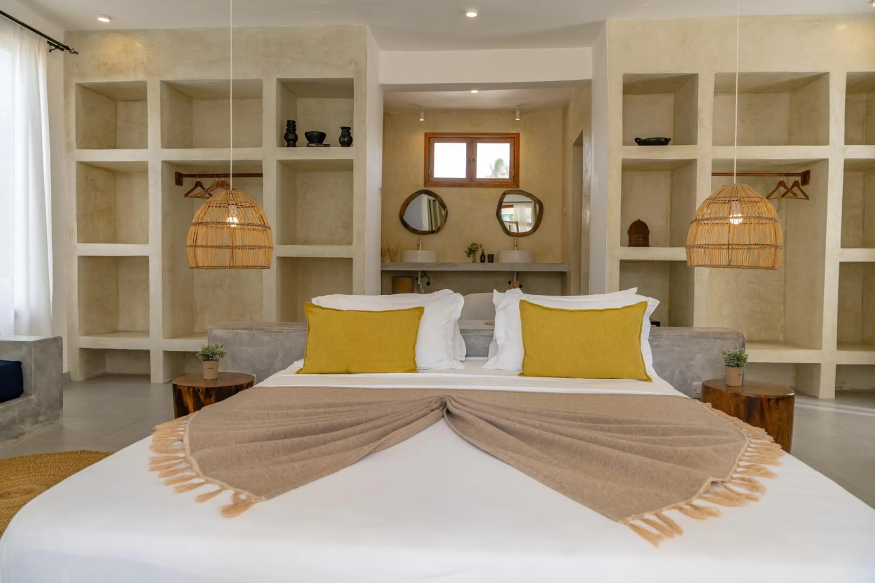 Bedroom, Bed in Mnana Beach Bungalows