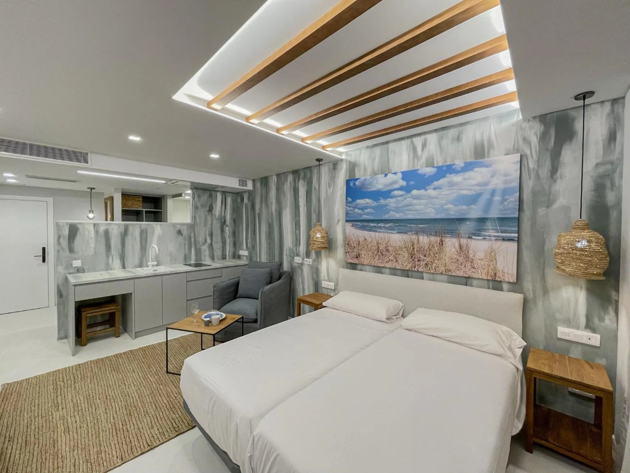 Bed in Gran Marina Suites