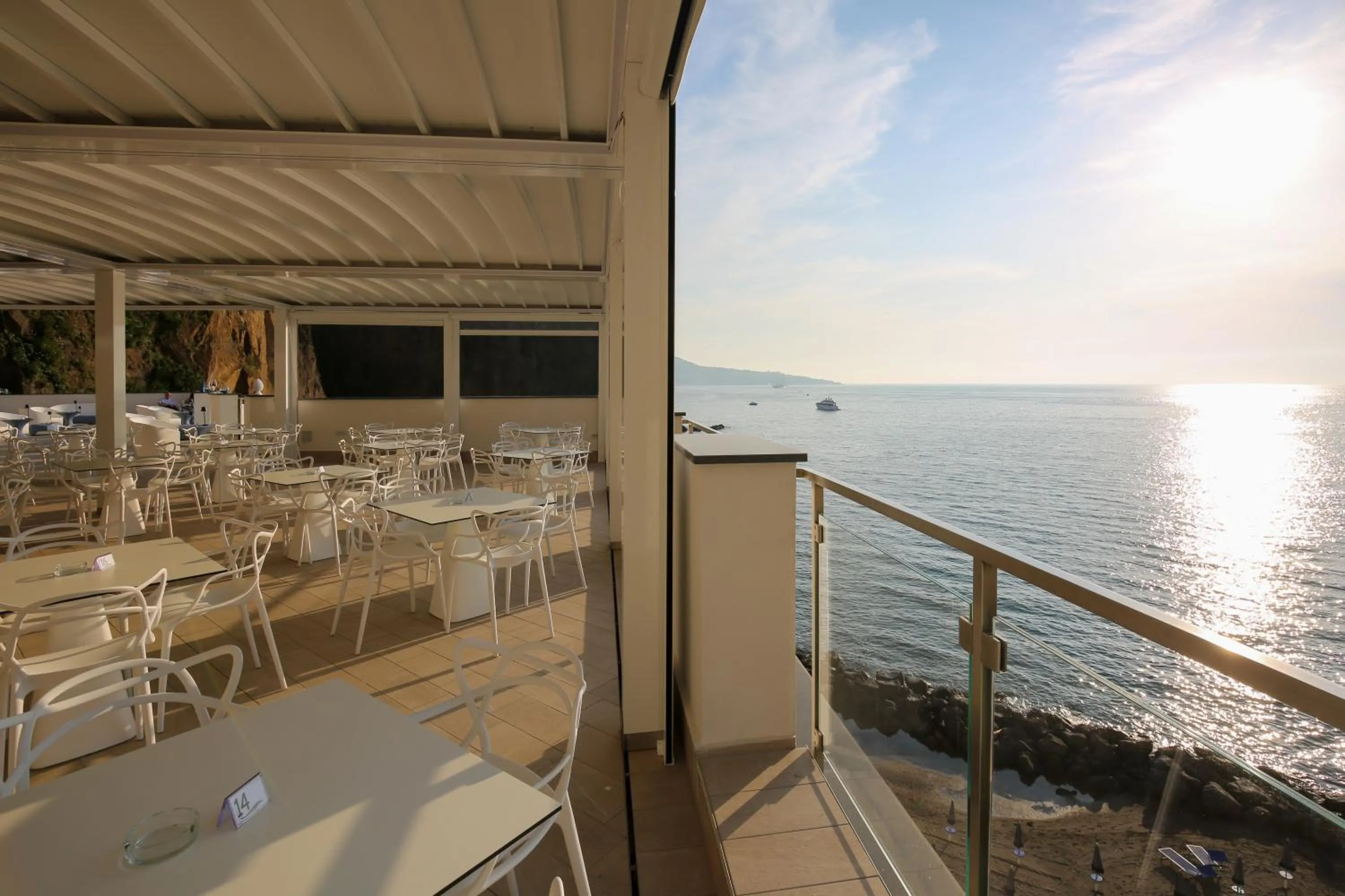 Balcony/Terrace in Hotel Giosue' a mare Sorrento