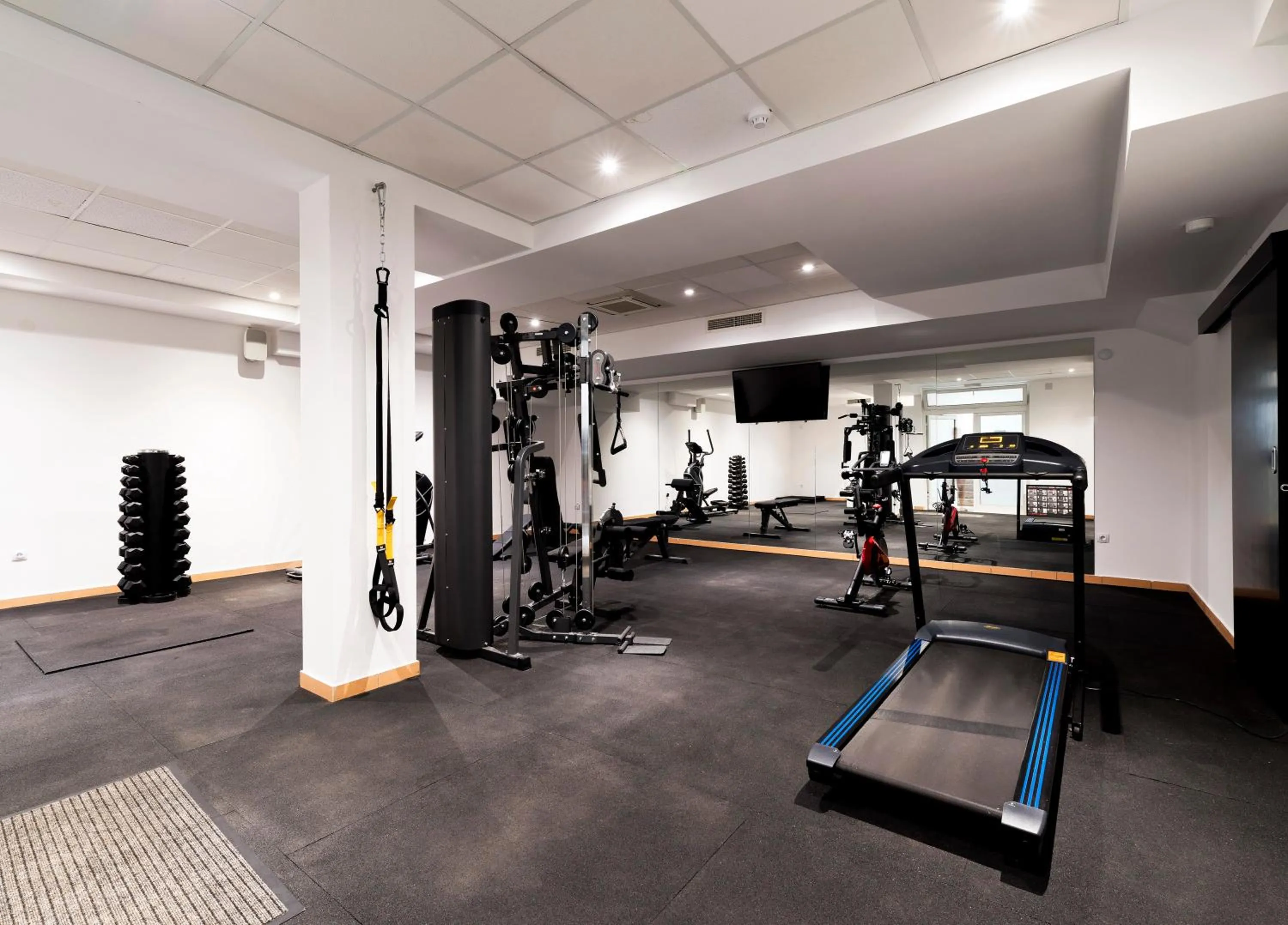 Fitness centre/facilities in Hotel Perla