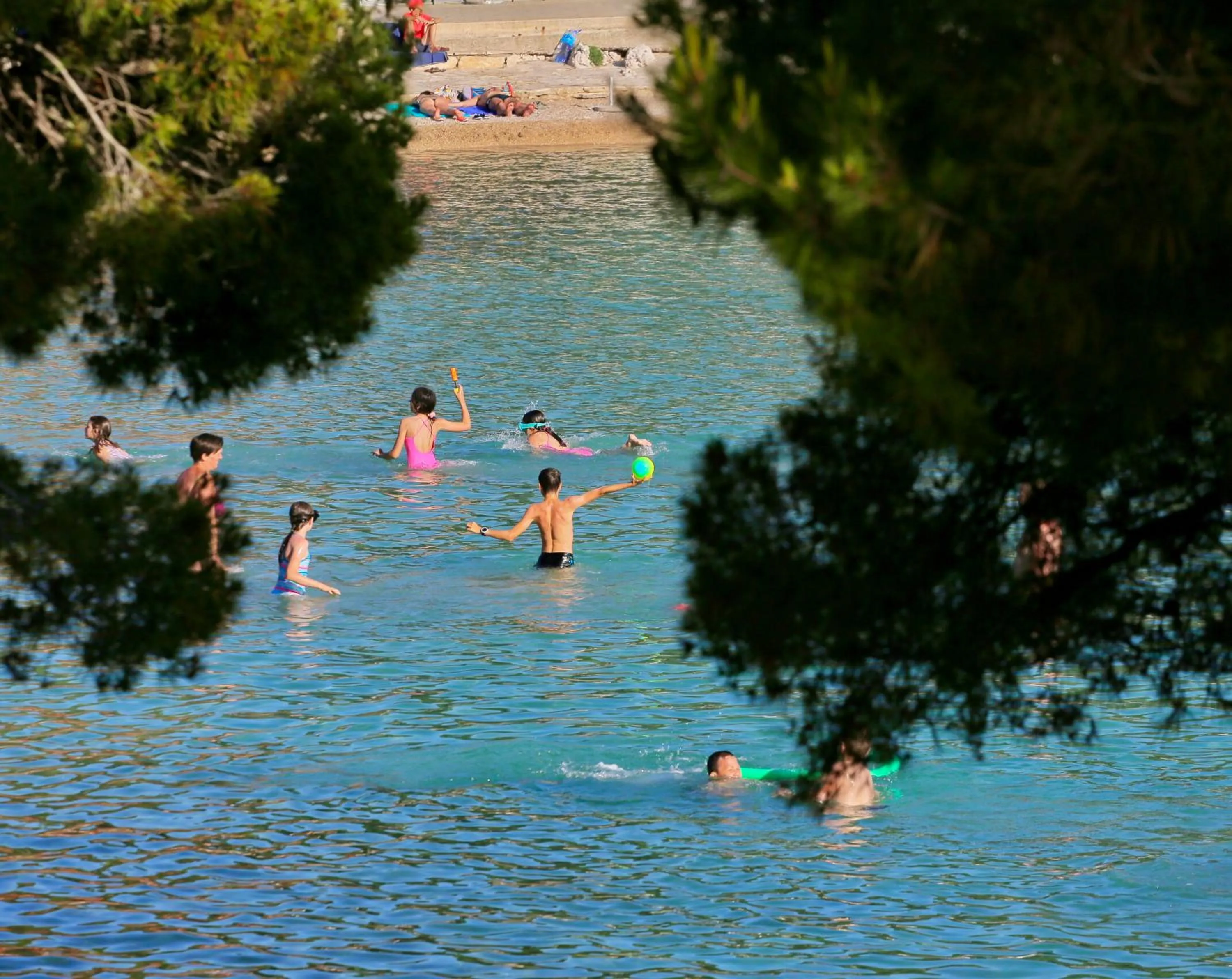 Beach in Ilirija Resort Hotel Kornati