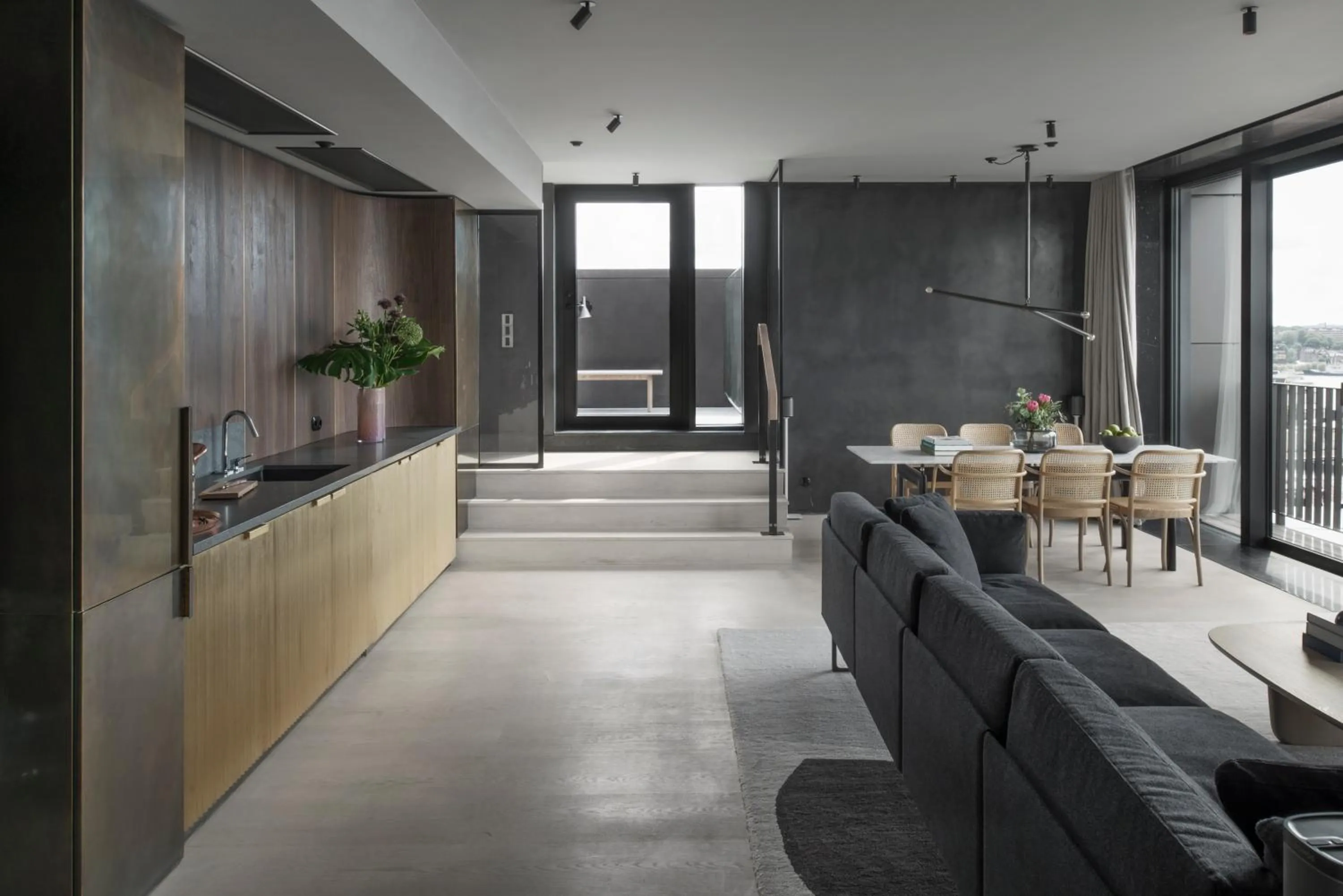 Dining area in At Six