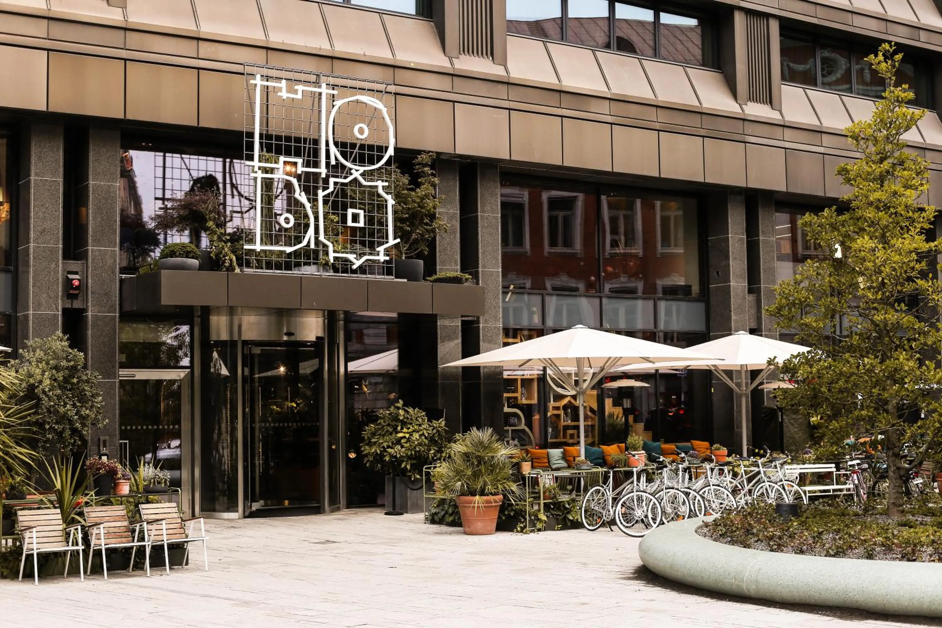 Facade/entrance in Hobo Hotel Stockholm